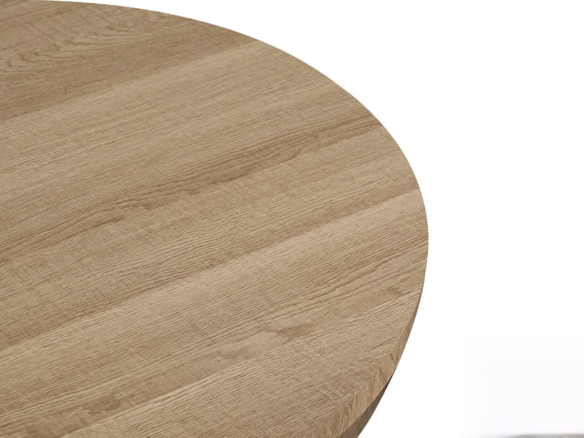 Salontafel 'Lagos' 80 cm Rond Decor Eik Naturel — foto 3 van 5