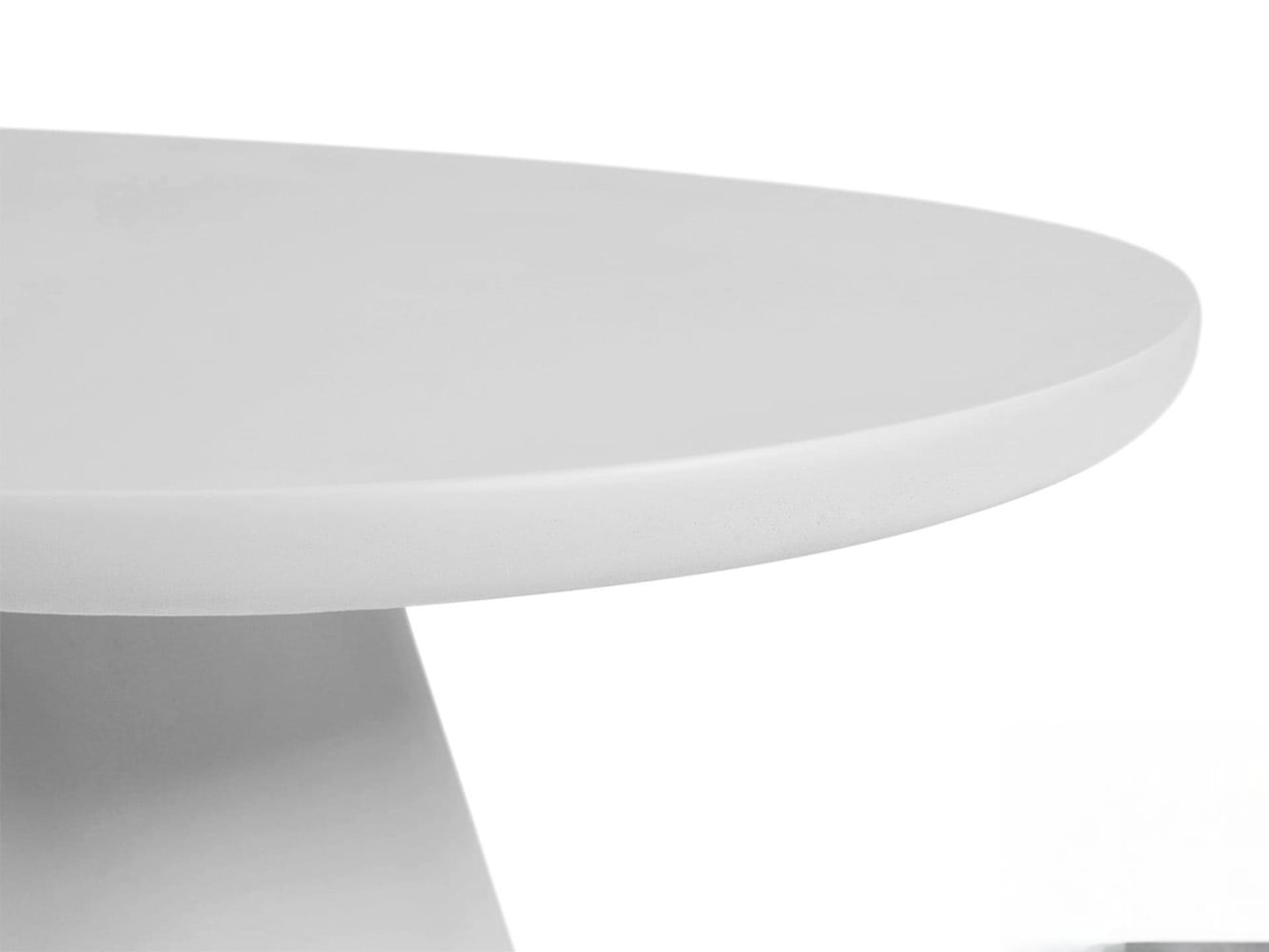 Salontafel 'Tavira' 120 cm Ovaal Cement Ecru — foto 5 van 6