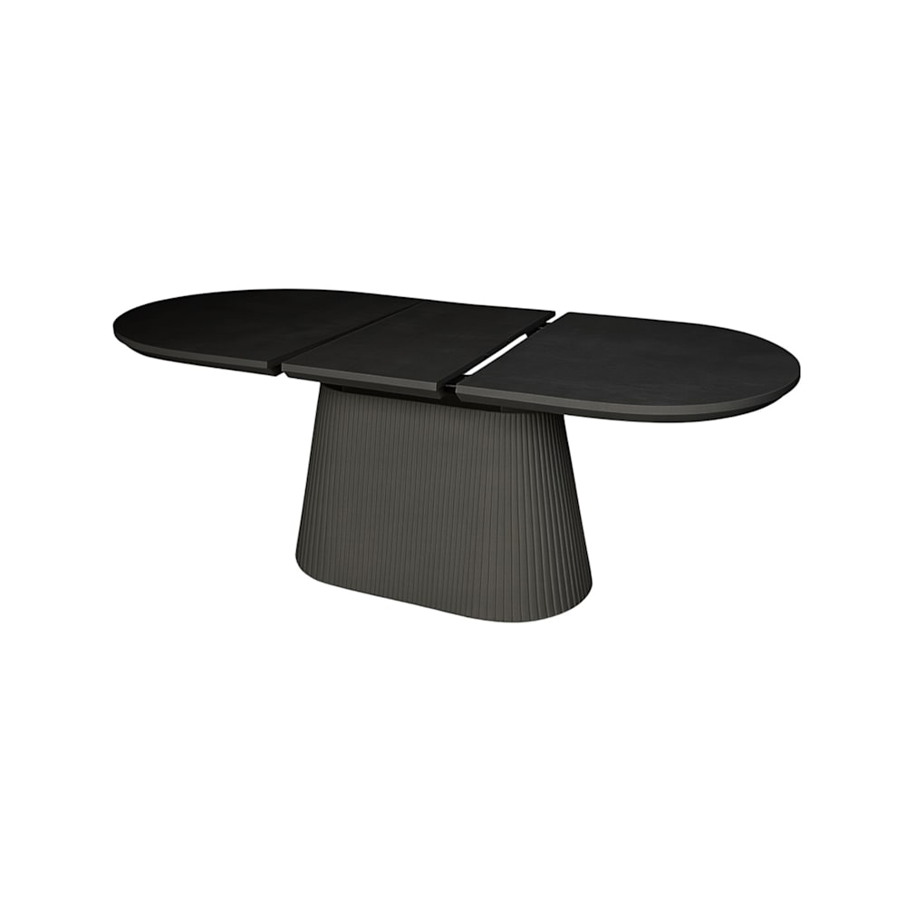 Kimberly Eettafel 160/200×90×75 Zwart Fineer