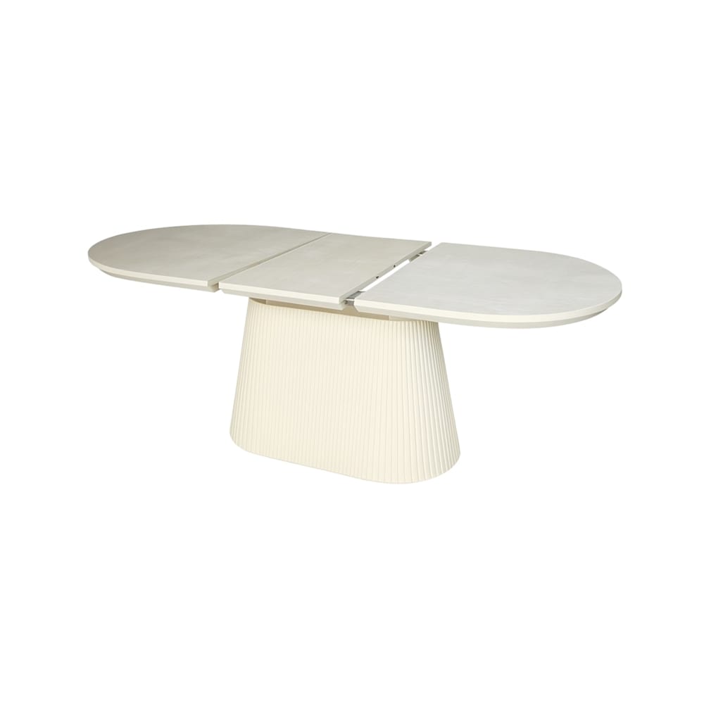 Kimberly Eettafel 160/200×90×75 Crème Fineer