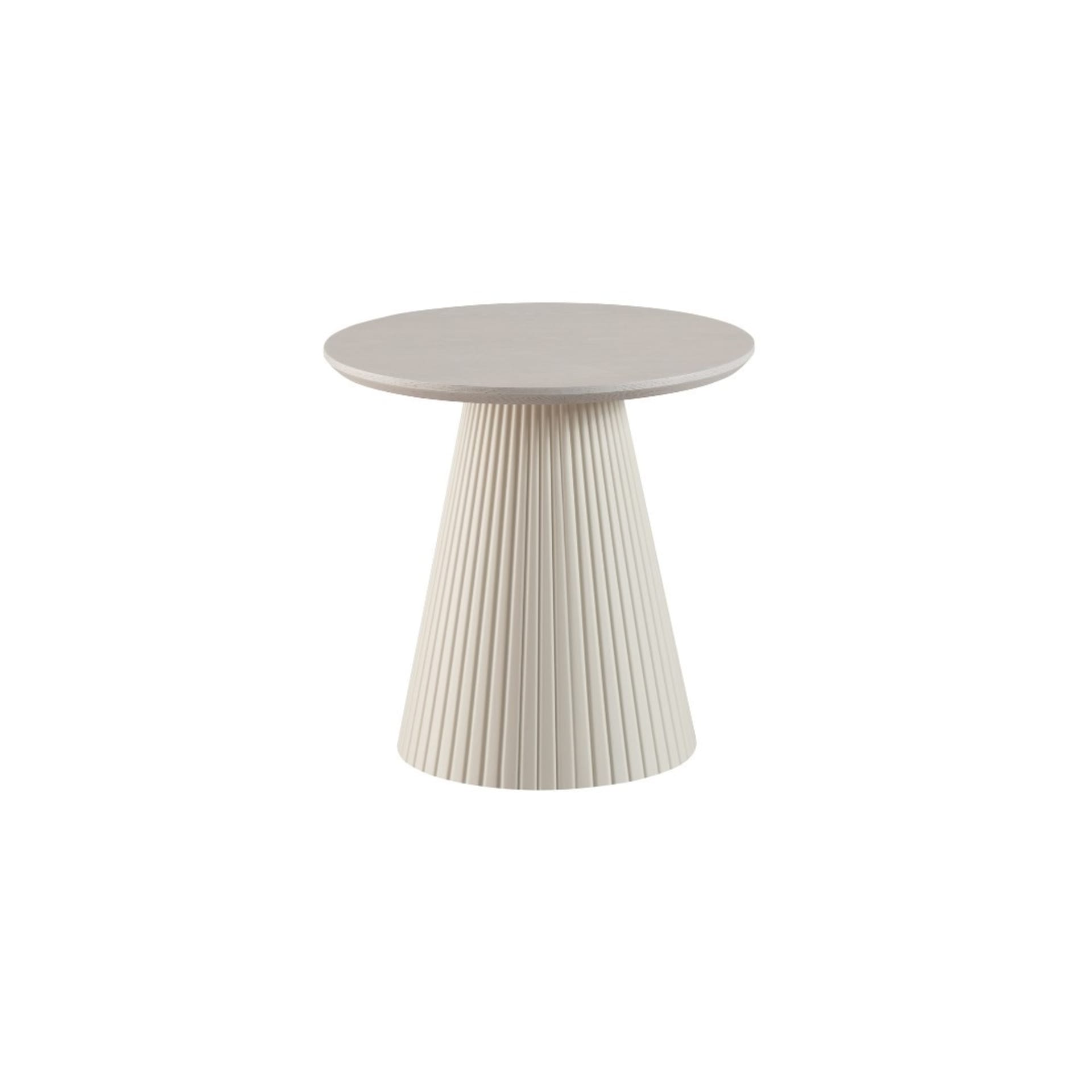 Kimberly Bijzettafel 55×55×55 Crème Fineer