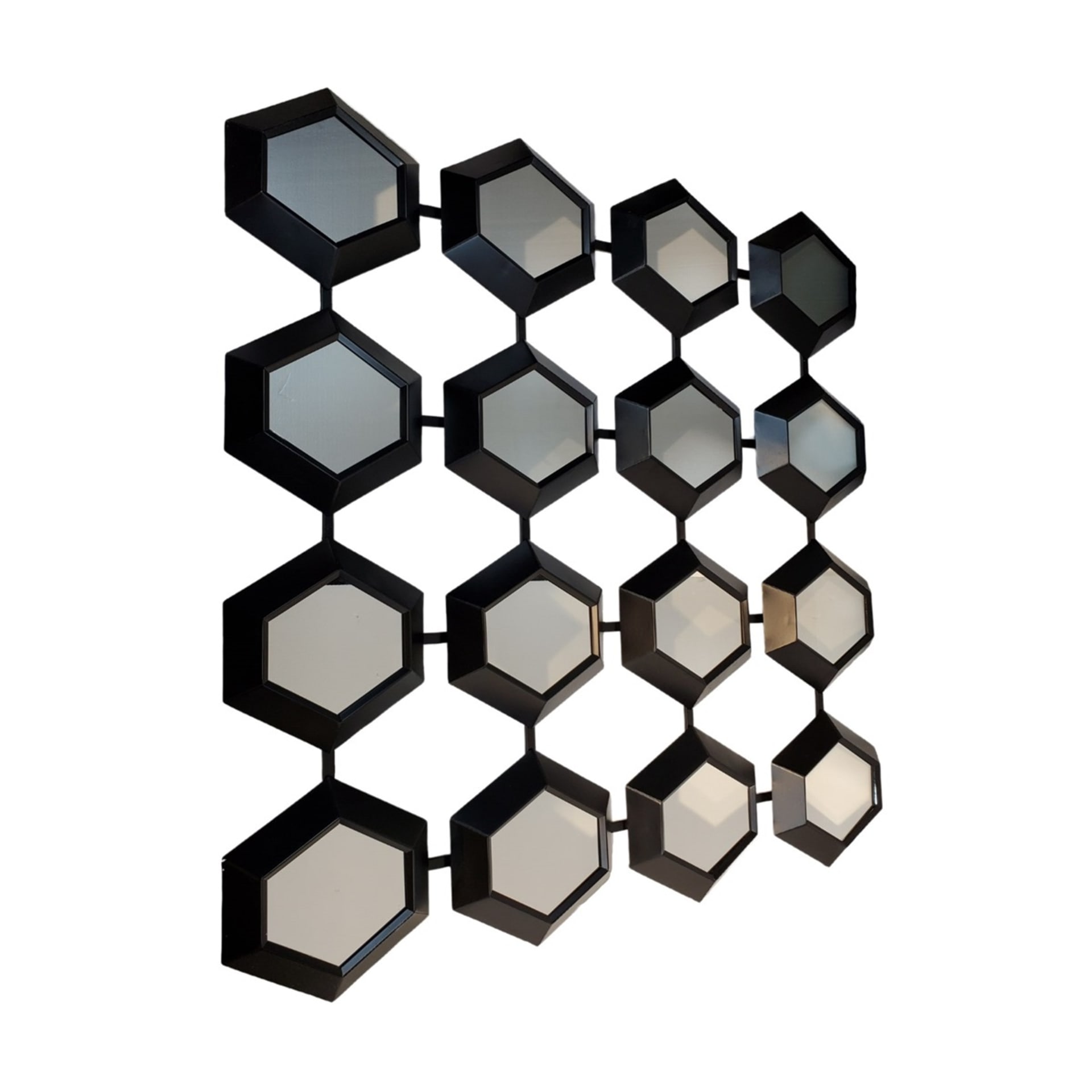 Wandspiegel Spiegel 120×120×5 Zwart
