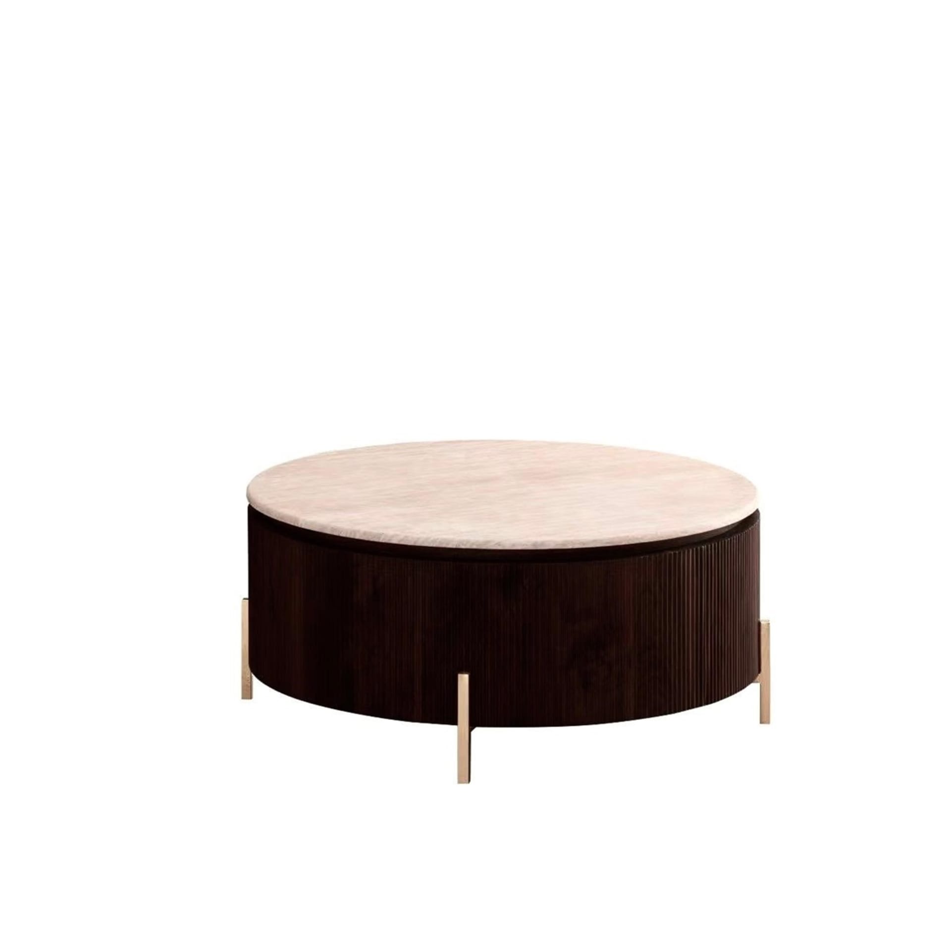 Foster Salontafel Ø 100 Flintstone Marmer