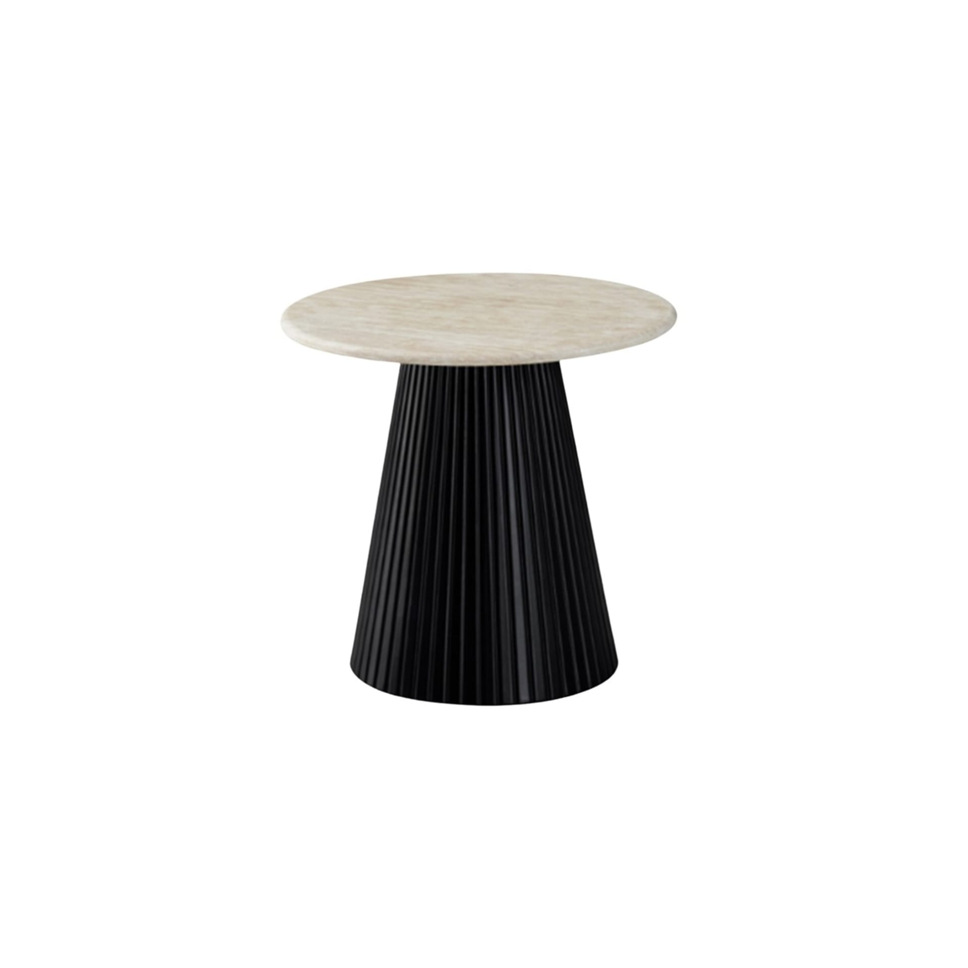Kimberly Black Bijzettafel Ø 55 Zwart Marmer