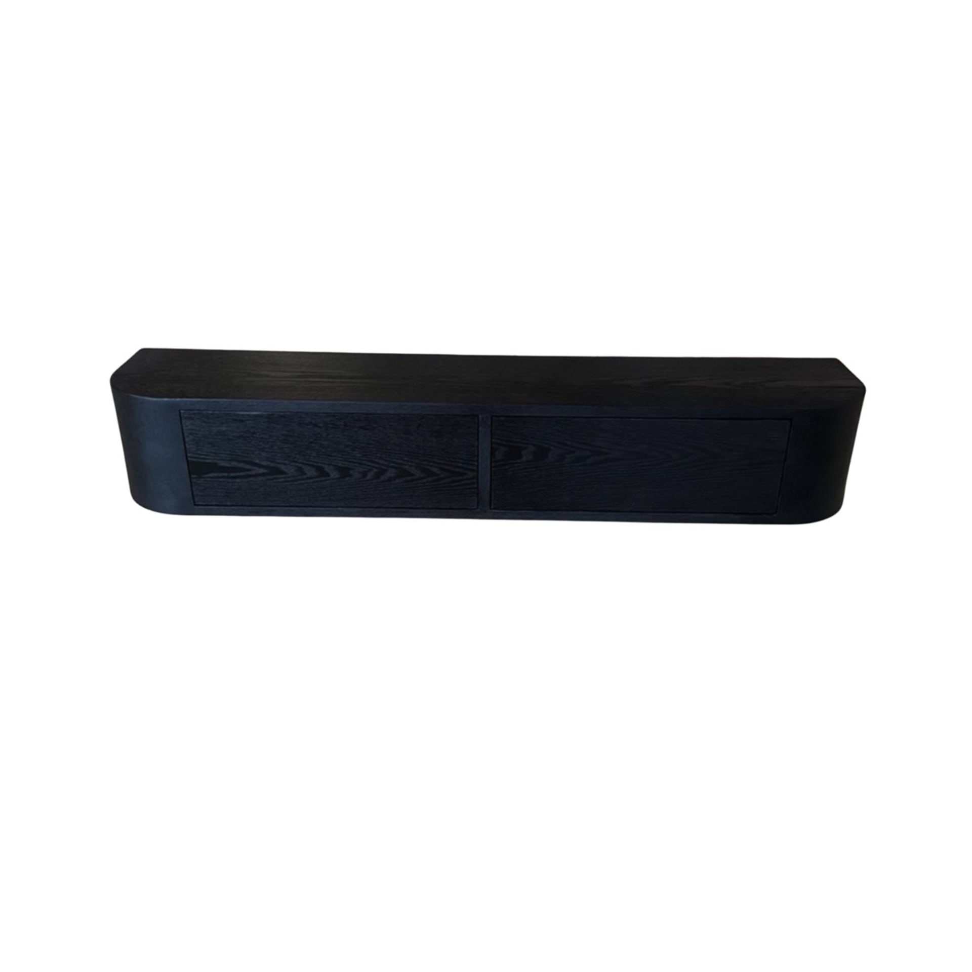 TV Kast  120×24×20 Zwart Fineer
