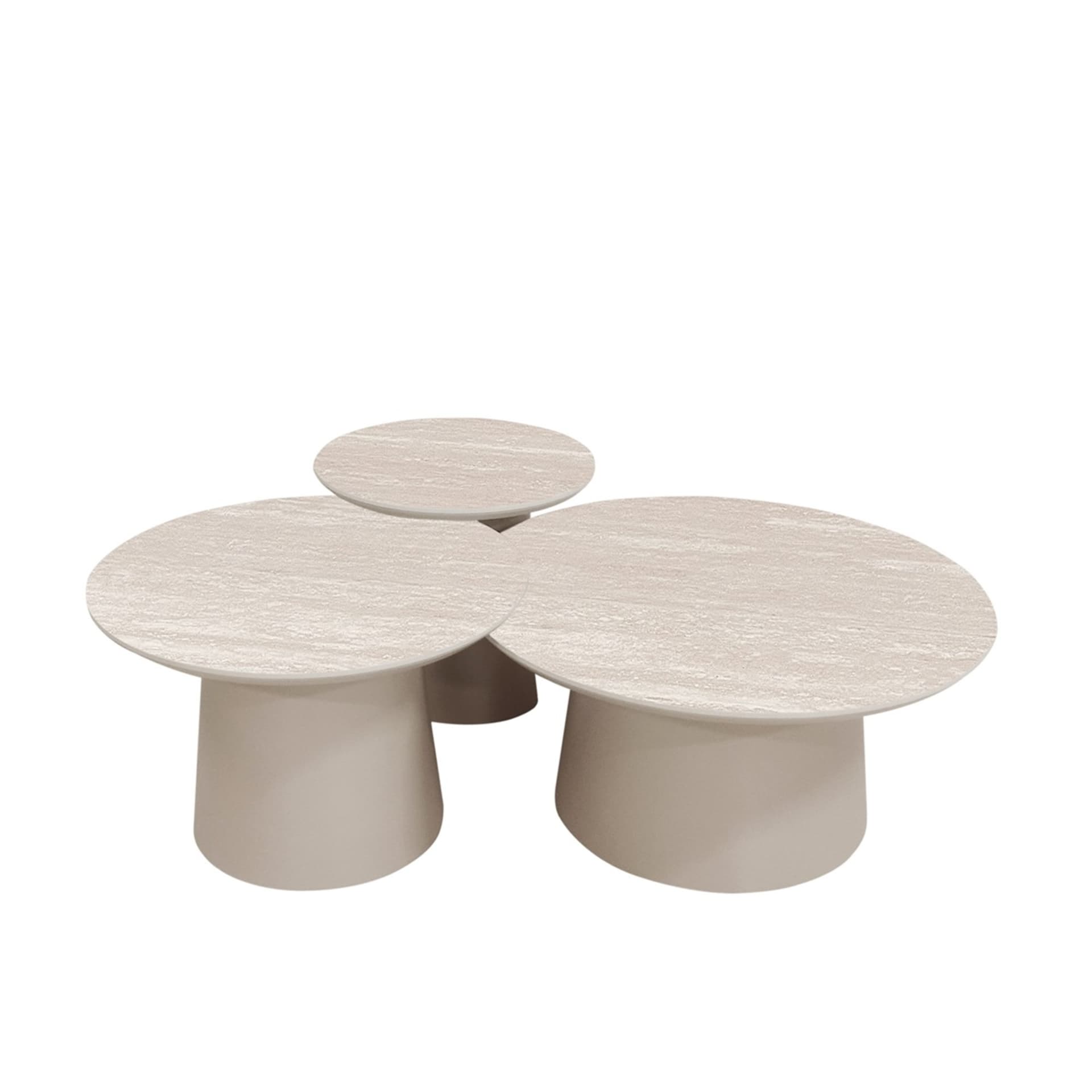 Isabella Salontafel Beige Keramiek