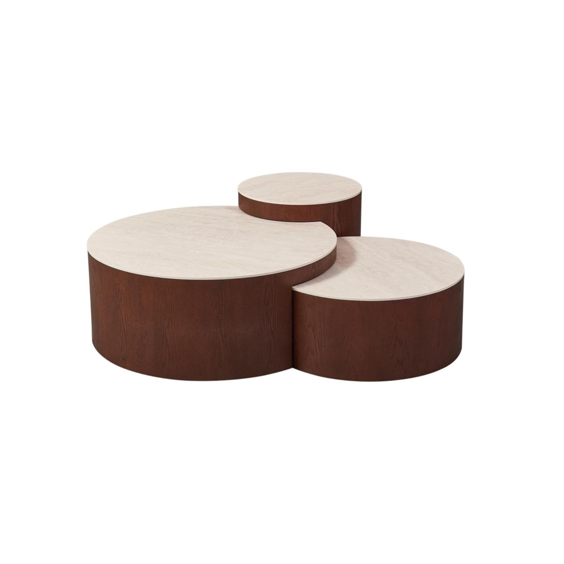 Aqua Salontafel Bruin Keramiek Clover