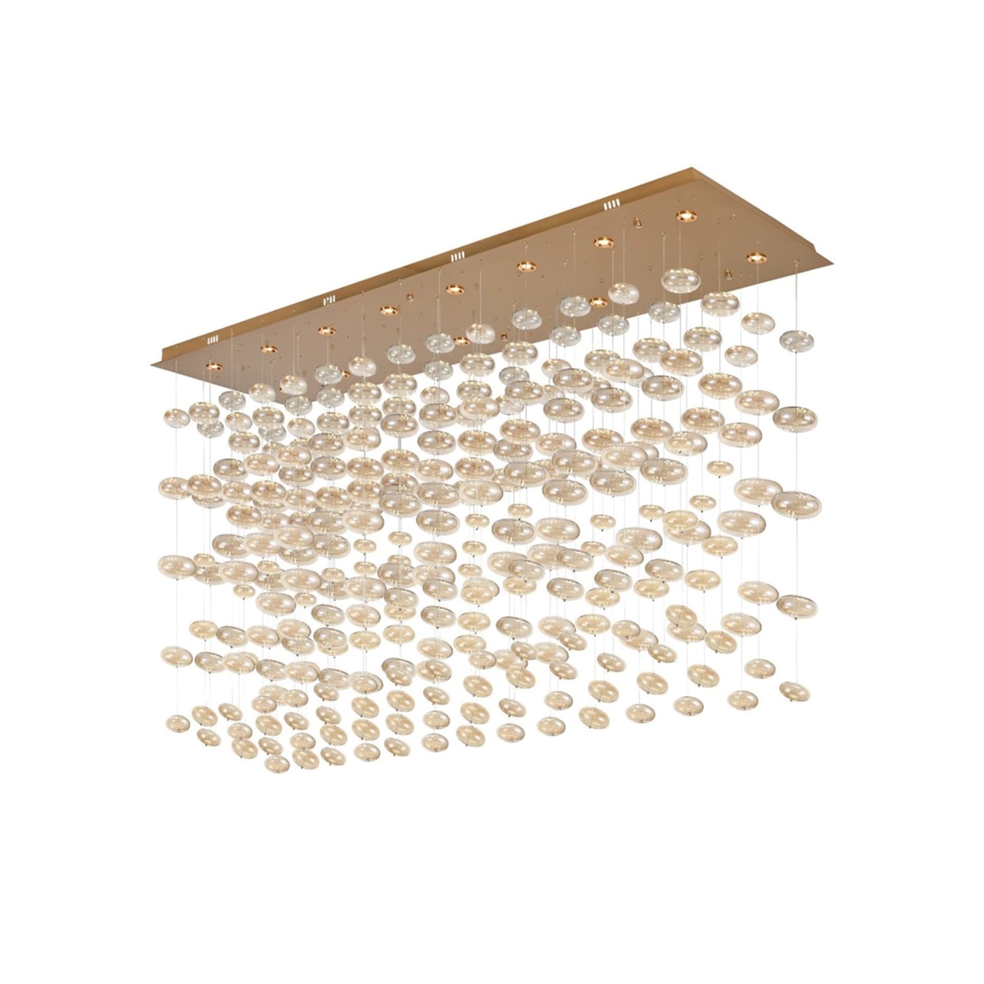 Plafondlamp goud 160 × 40 × 110 cm