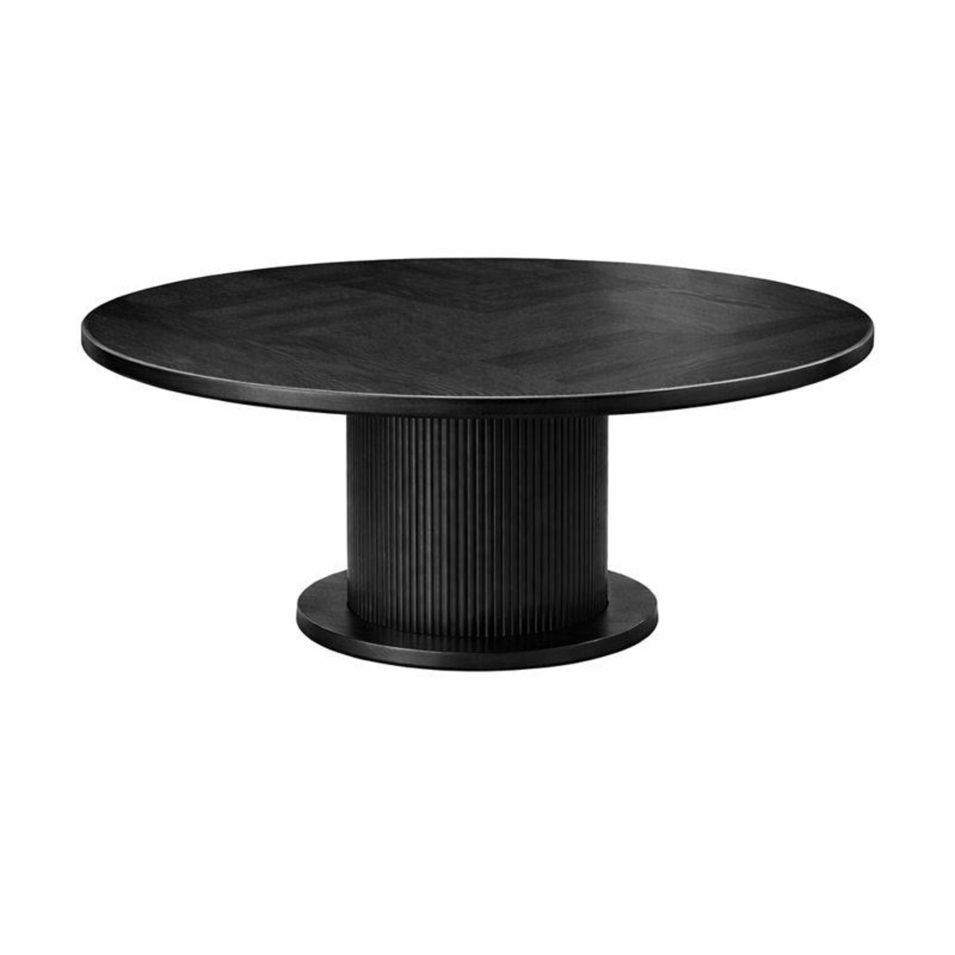 Taksim Salontafel Ø 110 Zwart Visgraat