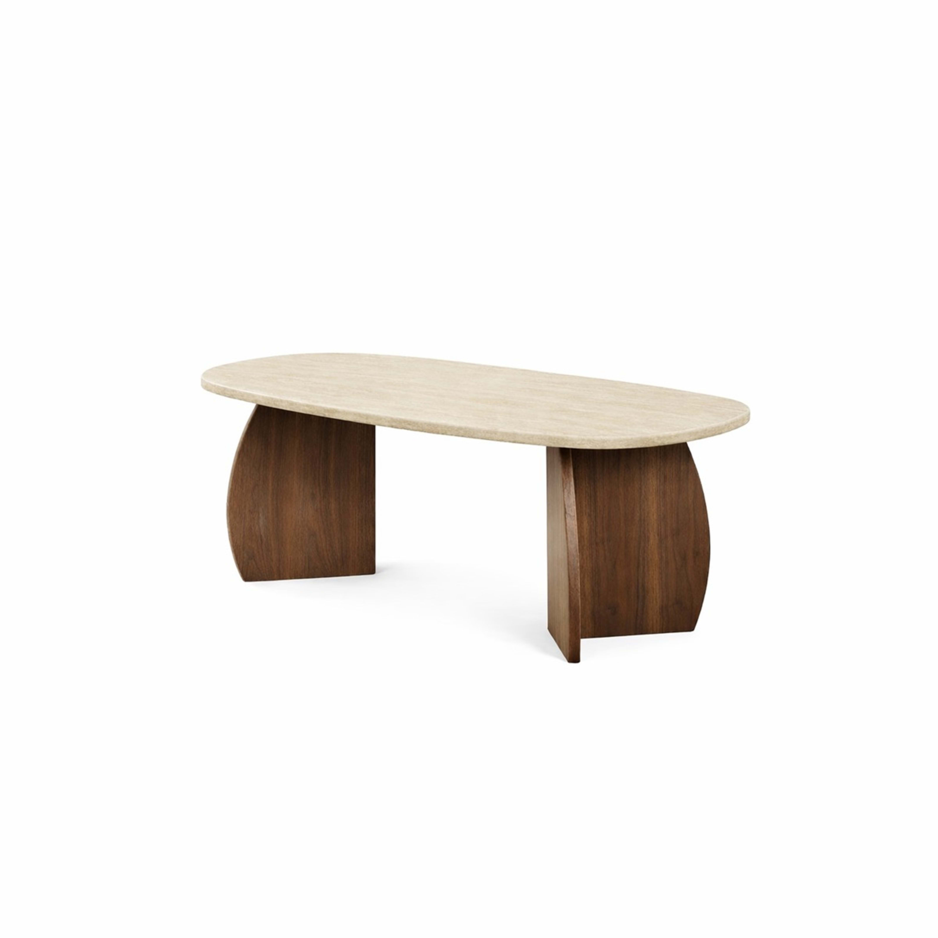 Monza Brown Eettafel 160×90×75 Flintstone Marmer Faux Marmer