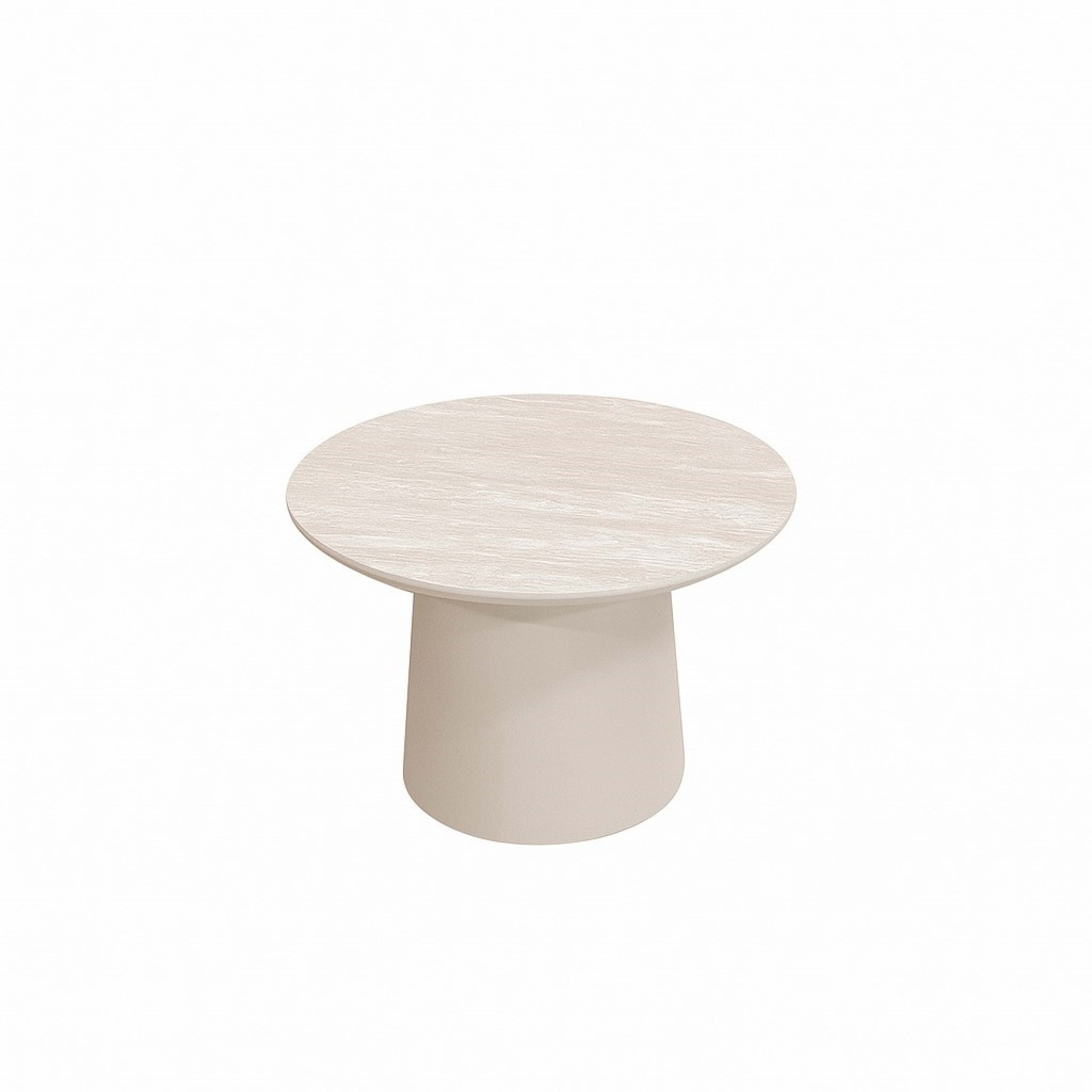 Isabella Bijzettafel Ø 65 Beige