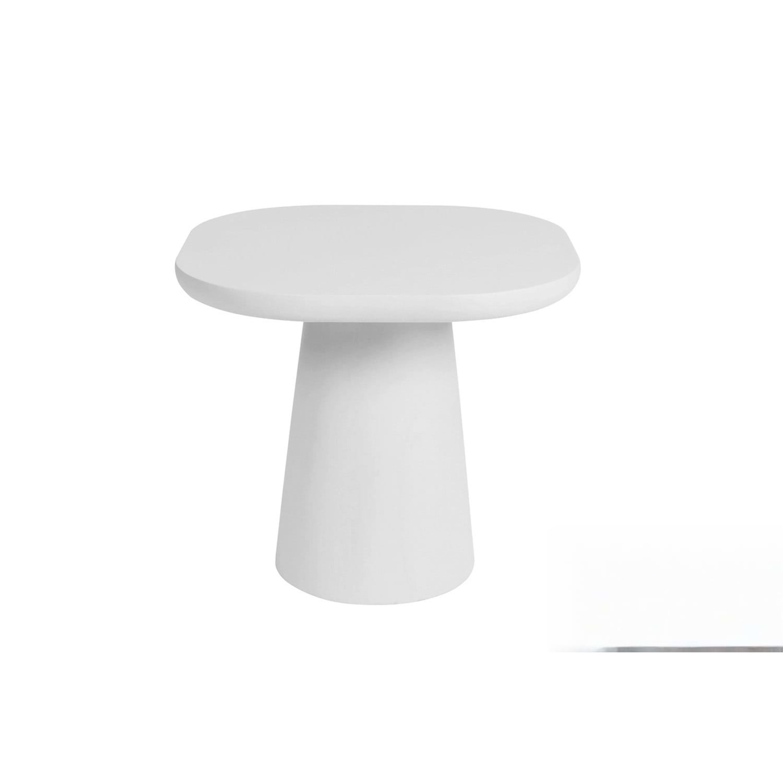 Salontafel 'Tavira' 55 cm Ovaal Cement Ecru