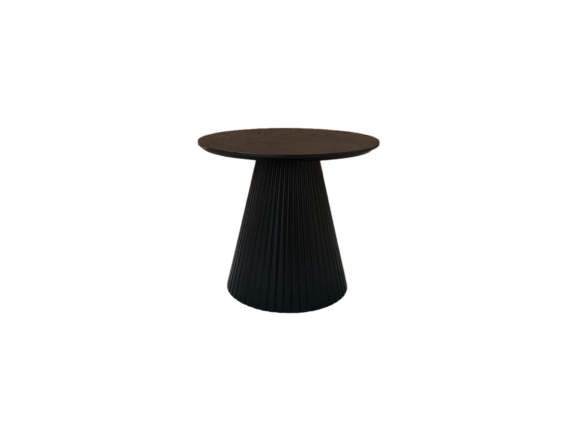 Kimberly Bijzettafel 55×55×55 Zwart Visgraat