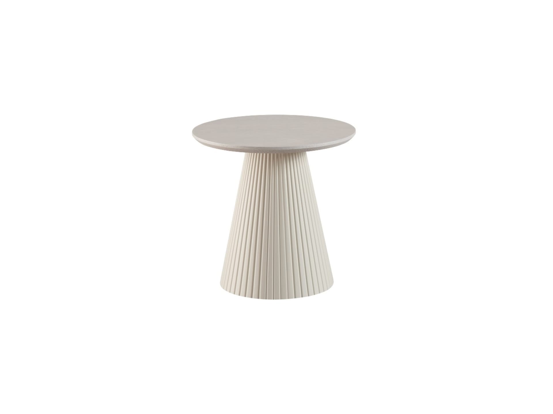 Kimberly Bijzettafel 55×55×55 Crème Fineer