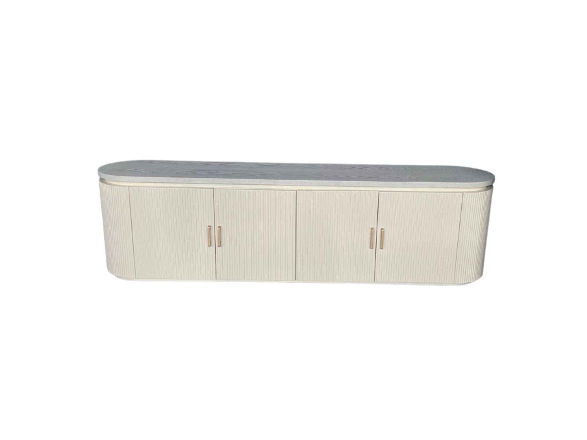 Kimberly TV-meubel 200×40×55 Crème Fineer