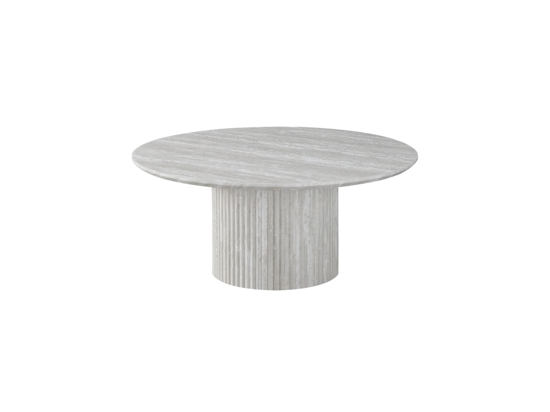 Kapadokya Salontafel Ø 100 Beige Fineer