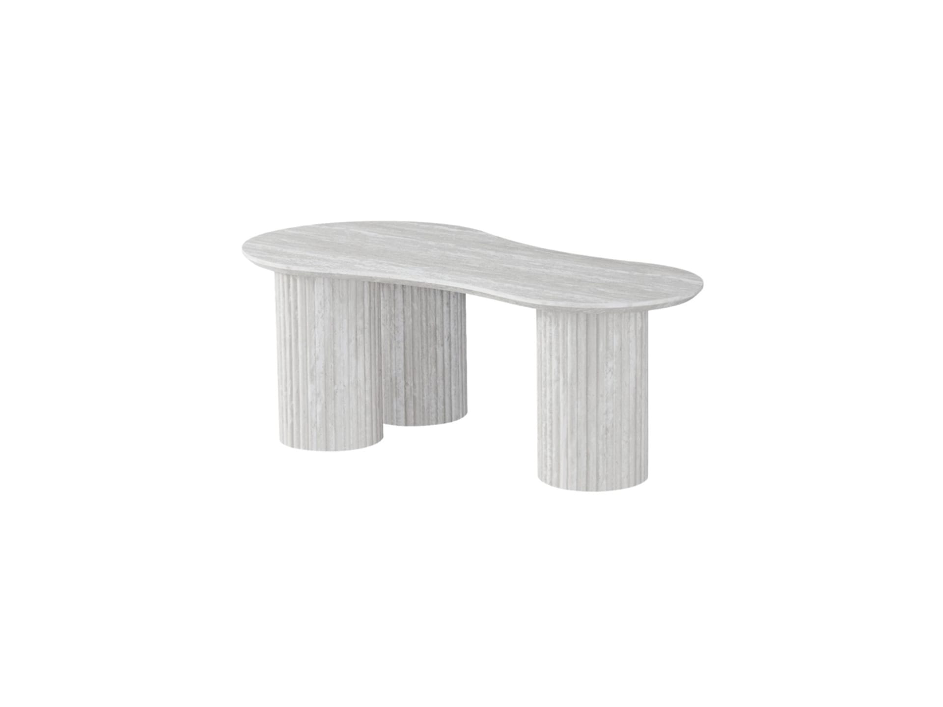 Kapadokya Salontafel 120×60×45 Beige Fineer Curve