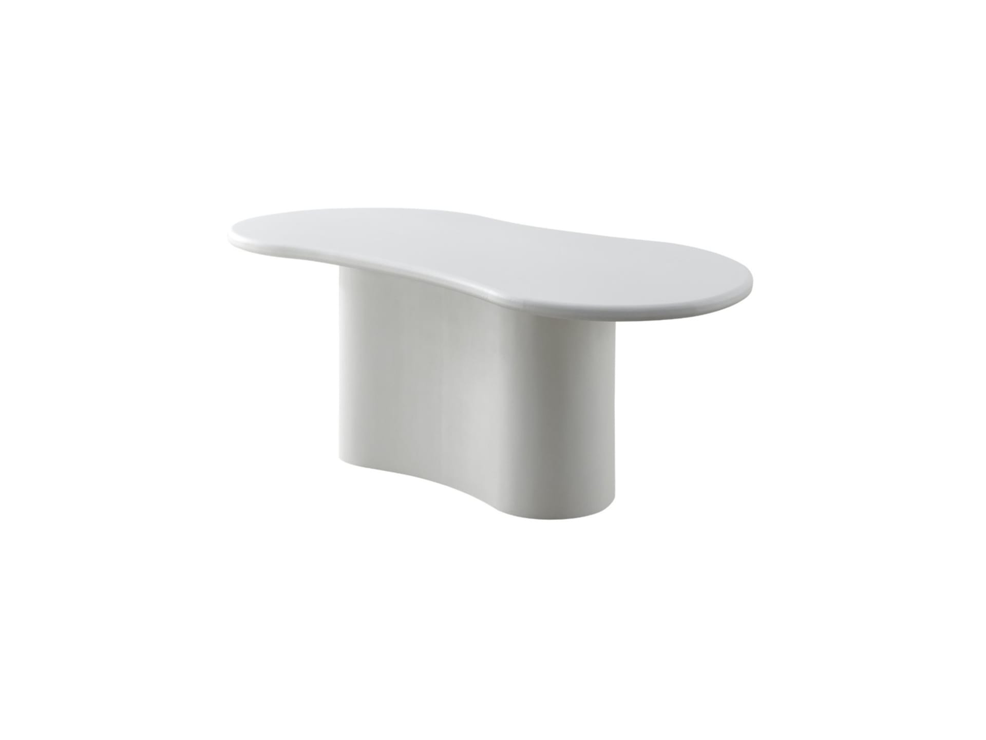 New Organic Eettafel 200×110 Wit Curve