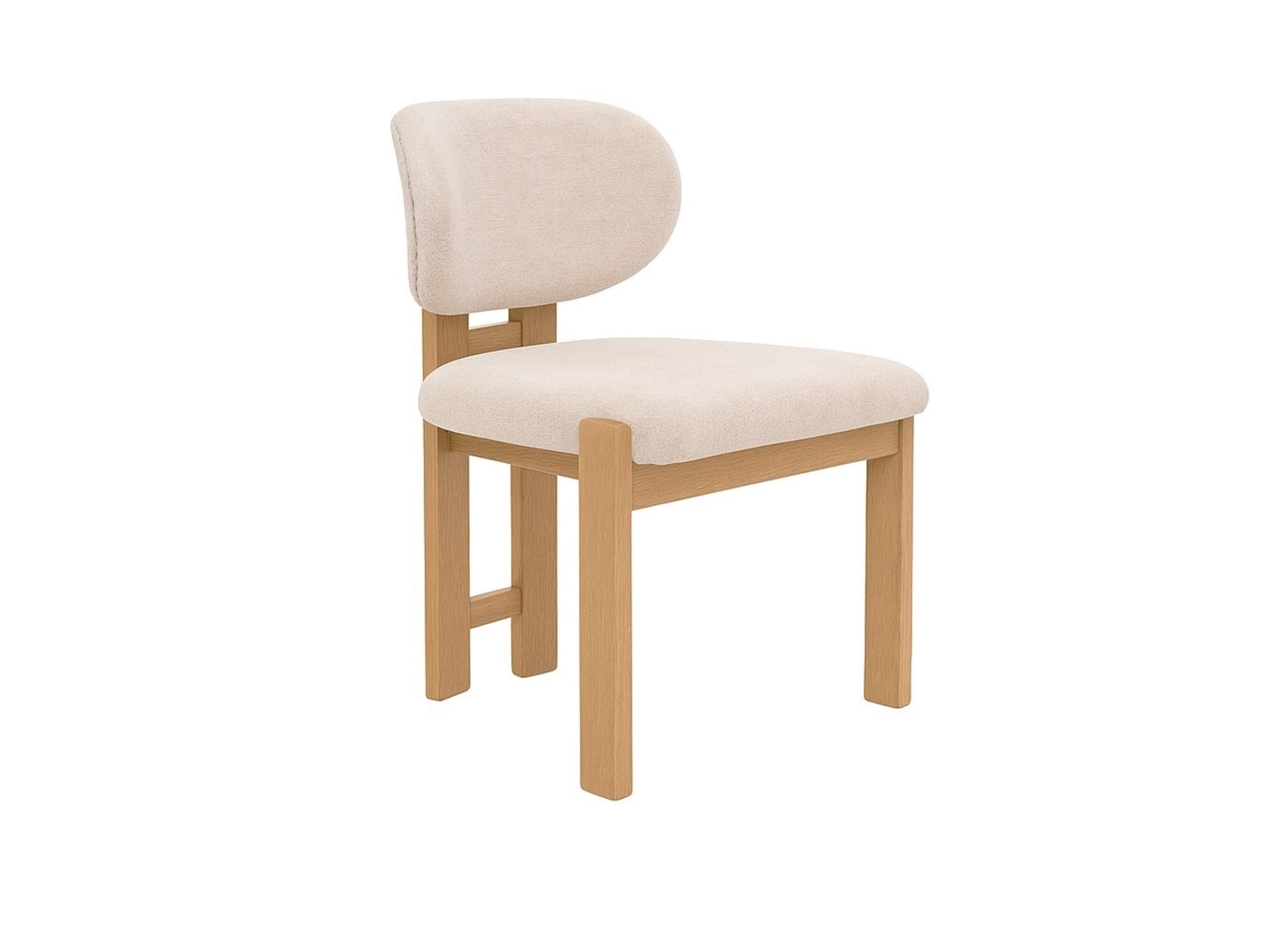 Eetkamerstoel Desirey ZB-5685 taupe, lichtbruin onderstel