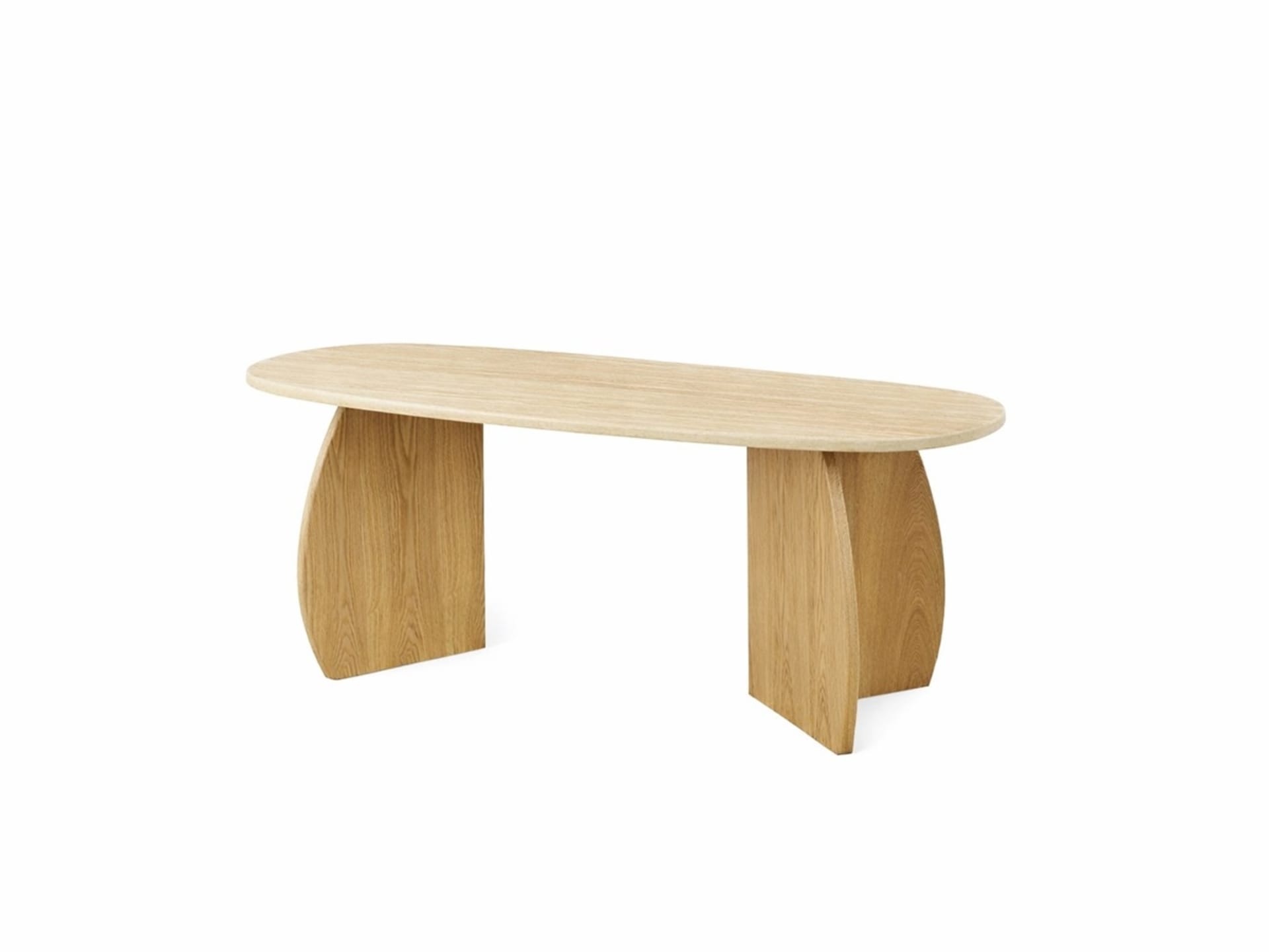 Monza Oak Eettafel 220×110×75 Flintstone Marmer Faux Marmer