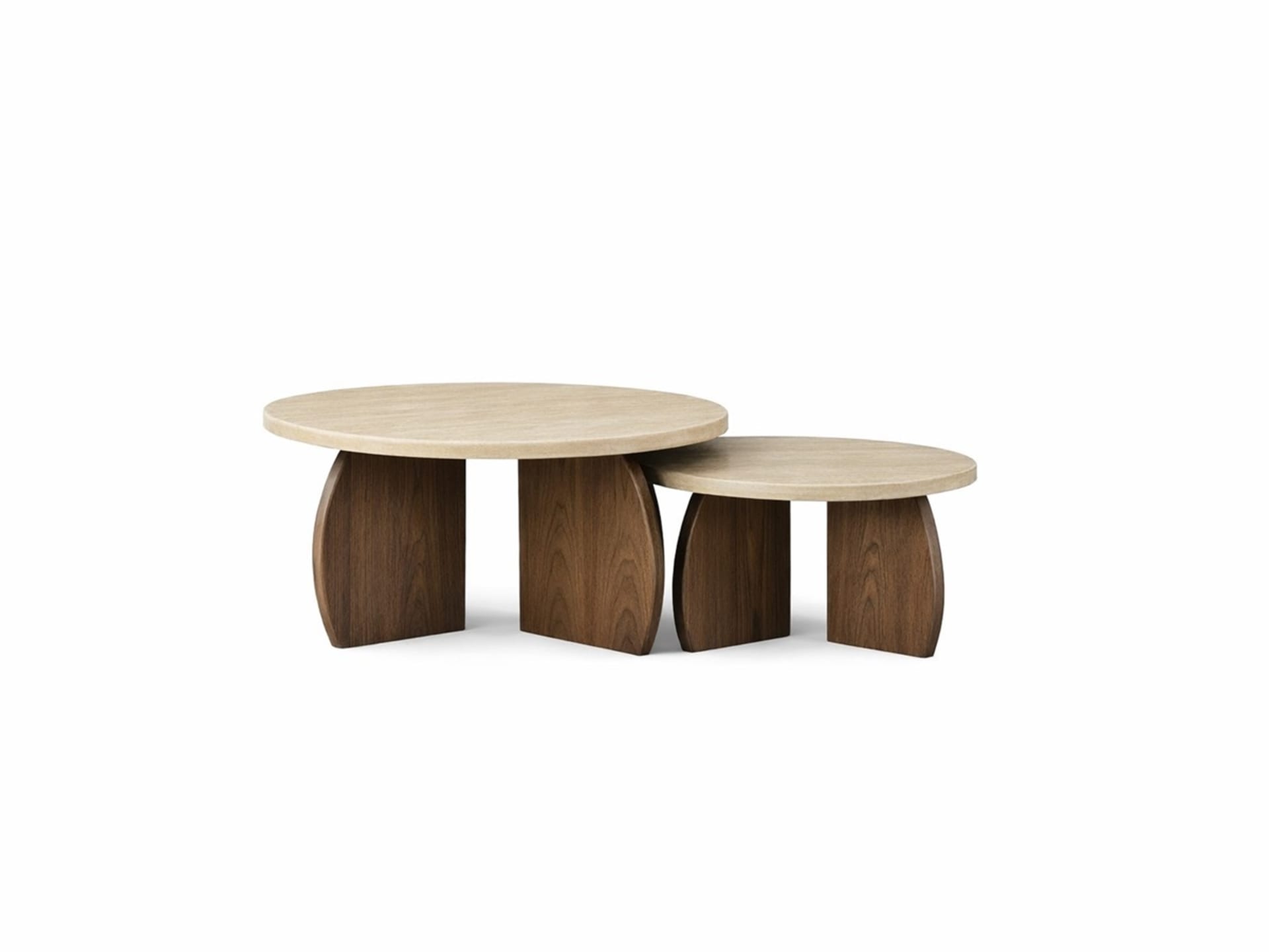 Monza Brown Salontafel 90×45 Flintstone Marmer Faux Marmer