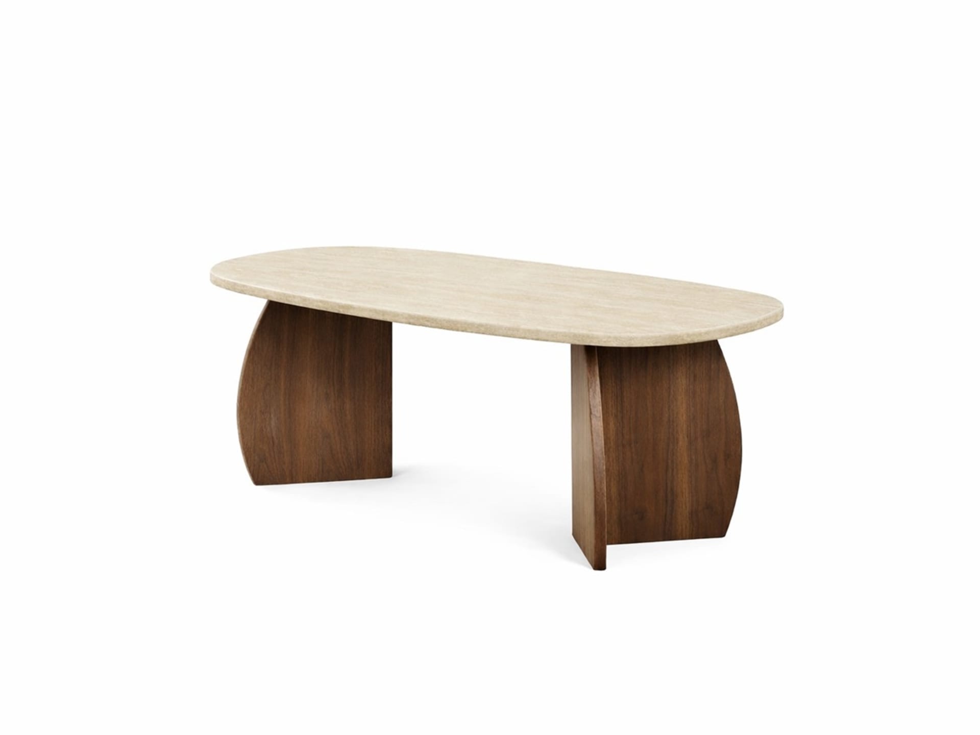 Monza Brown Eettafel 160×90×75 Flintstone Marmer Faux Marmer
