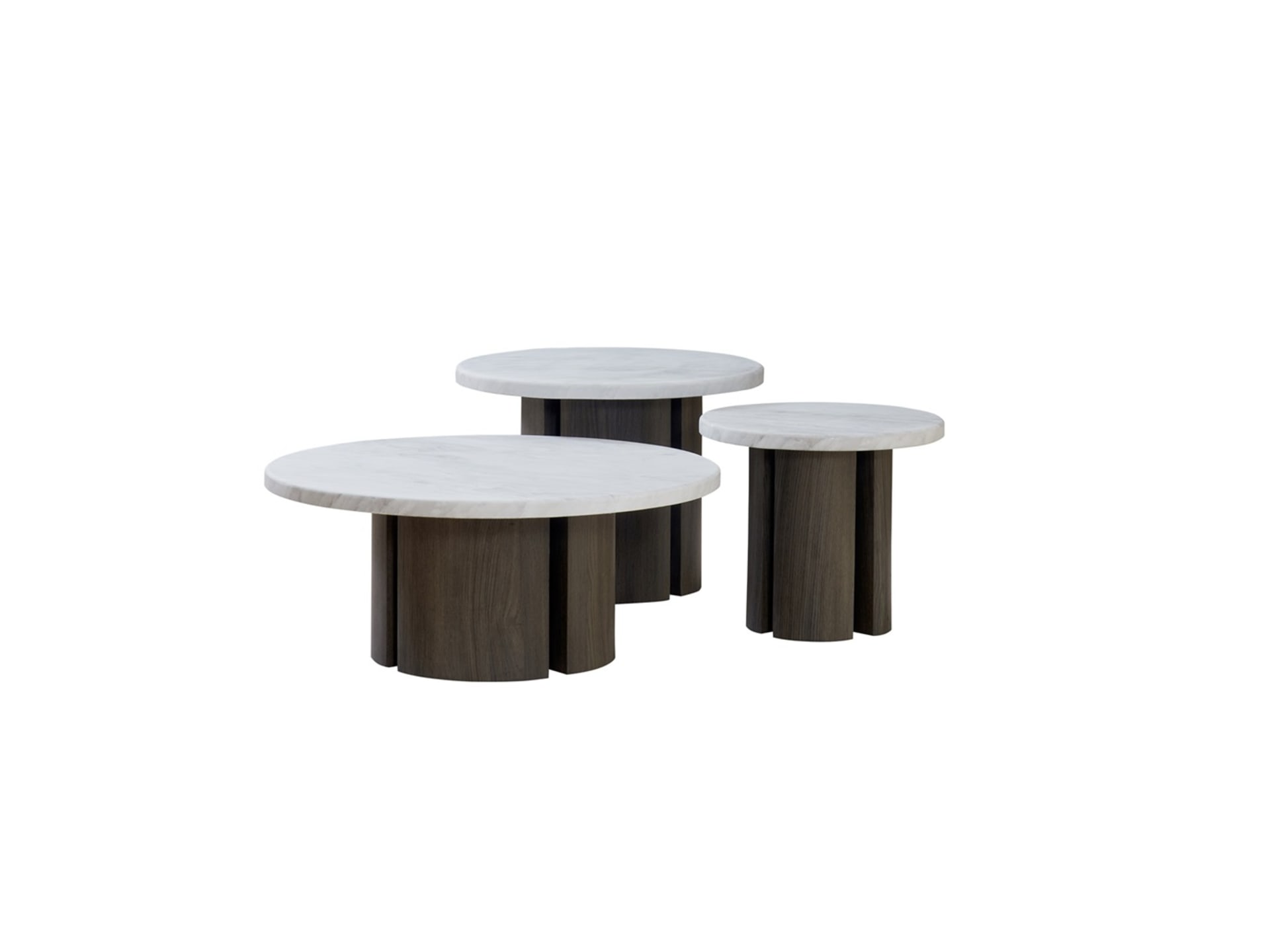 Olivia Salontafel 80×35 Wit Marmer