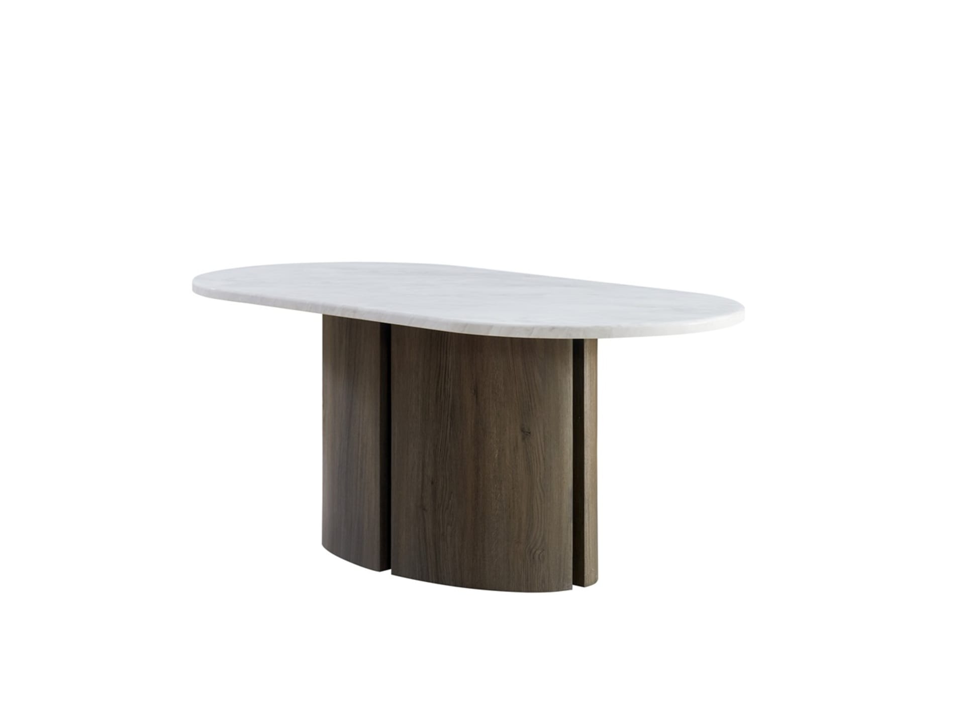 Olivia Eettafel 200×90×75 Wit Marmer
