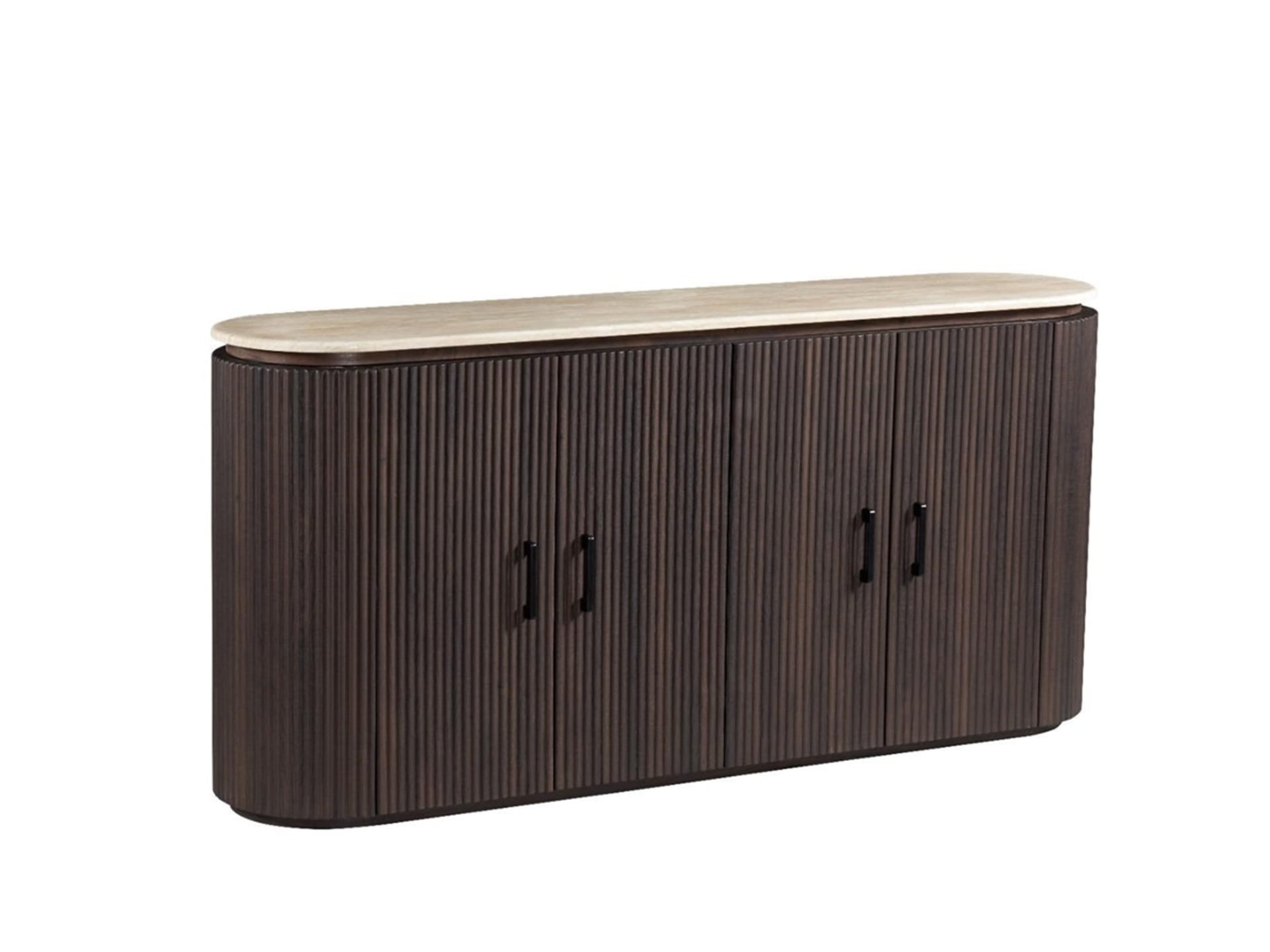 Kimberly Brown Dressoir 180×40×85 Flintstone Marmer Faux Marmer