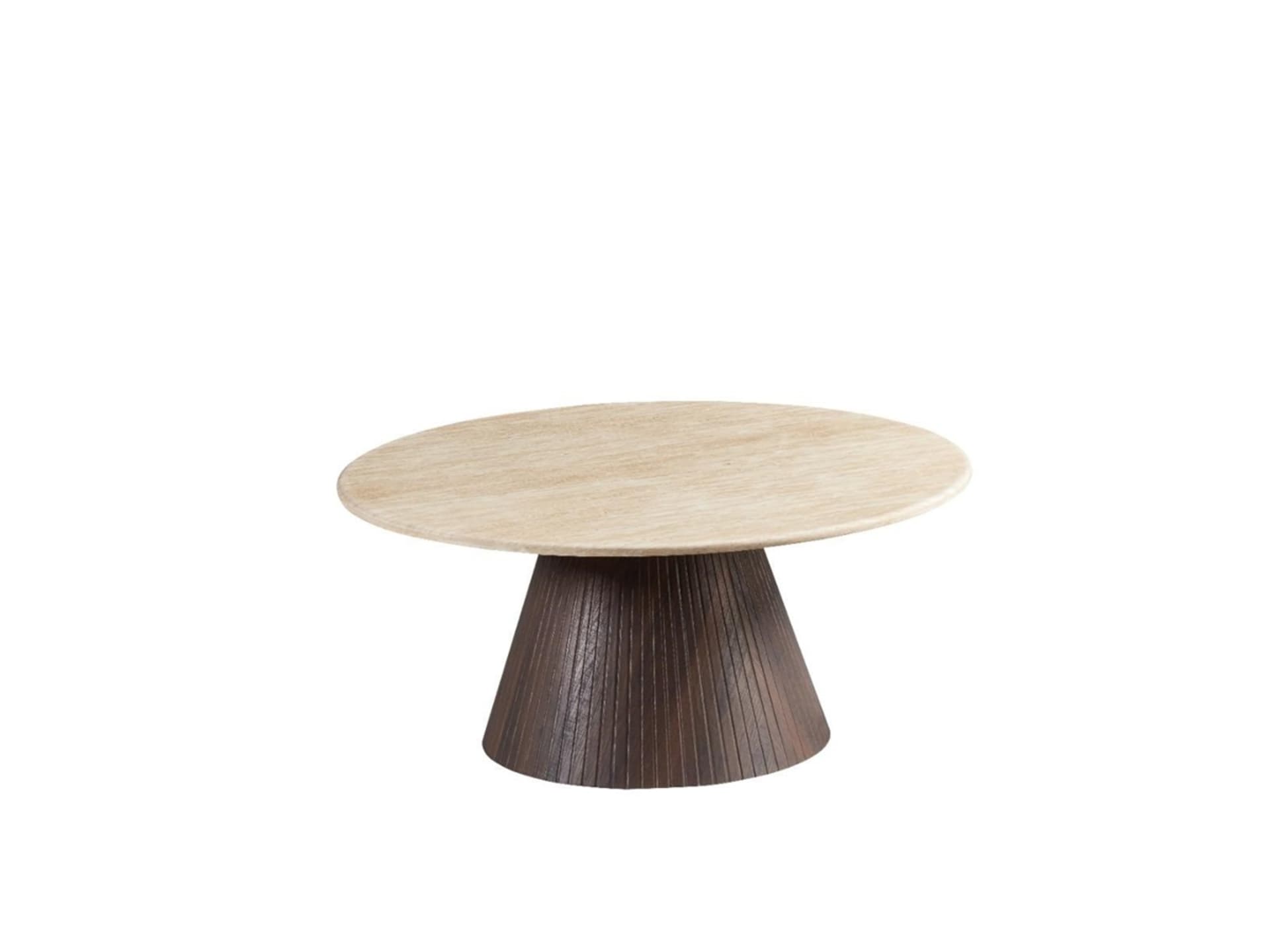 Kimberly Brown Salontafel Ø 110 Flintstone Marmer