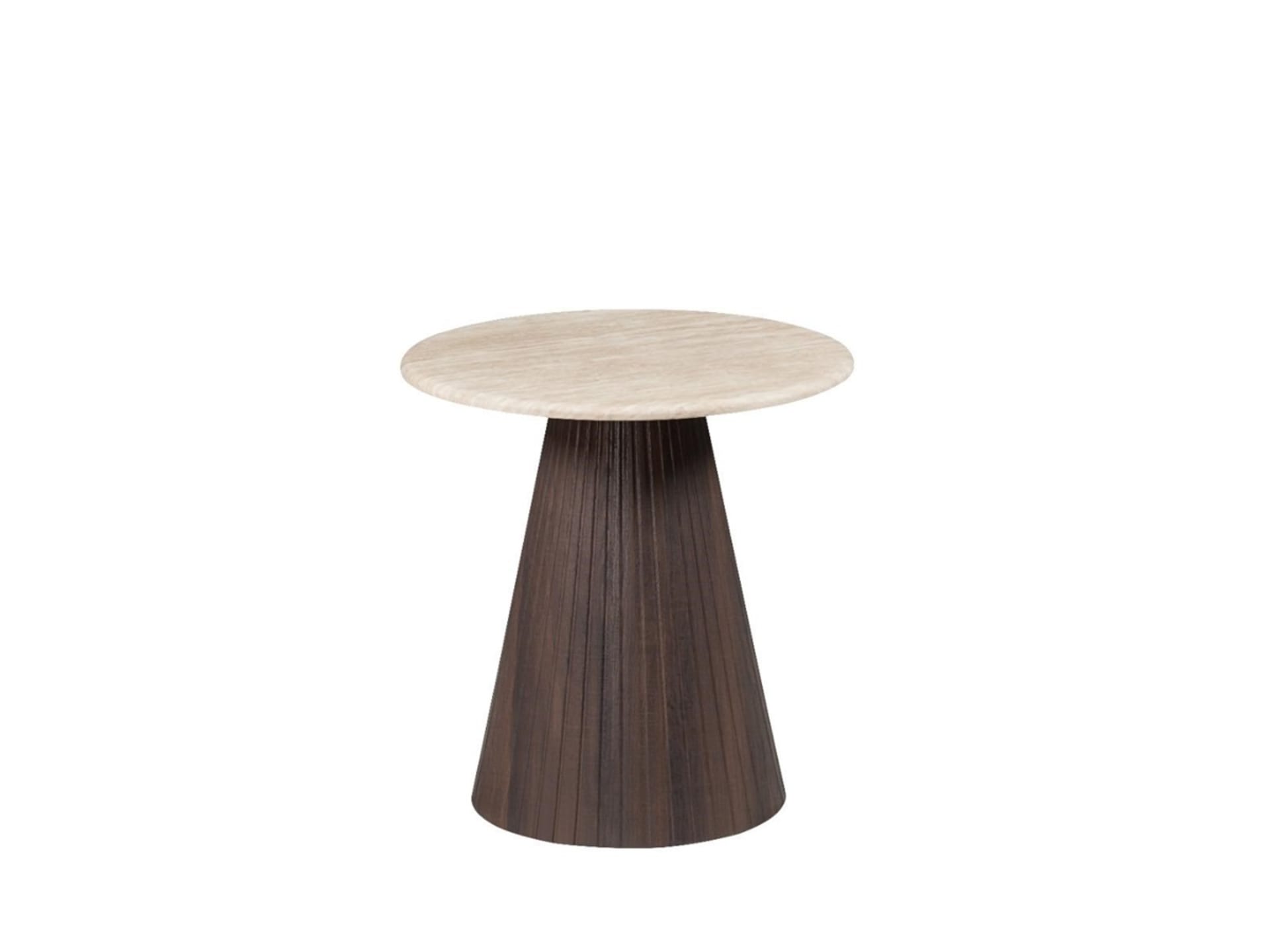 Kimberly Brown Bijzettafel Ø 55 Flintstone Marmer