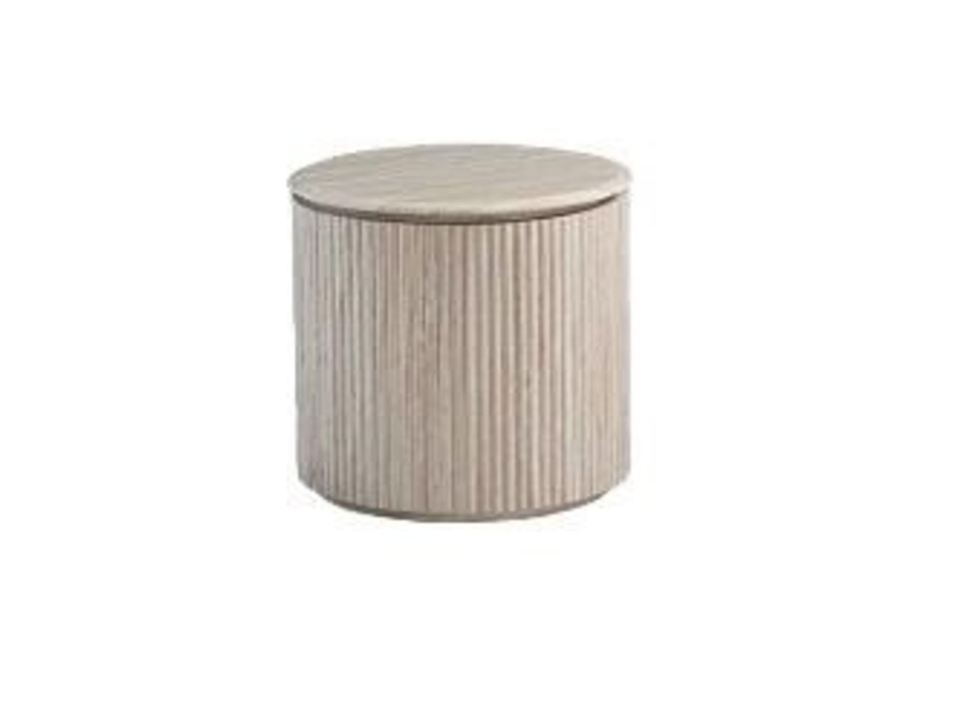 Kimberly Bijzettafel Ø 55 Flintstone Marmer Blocci