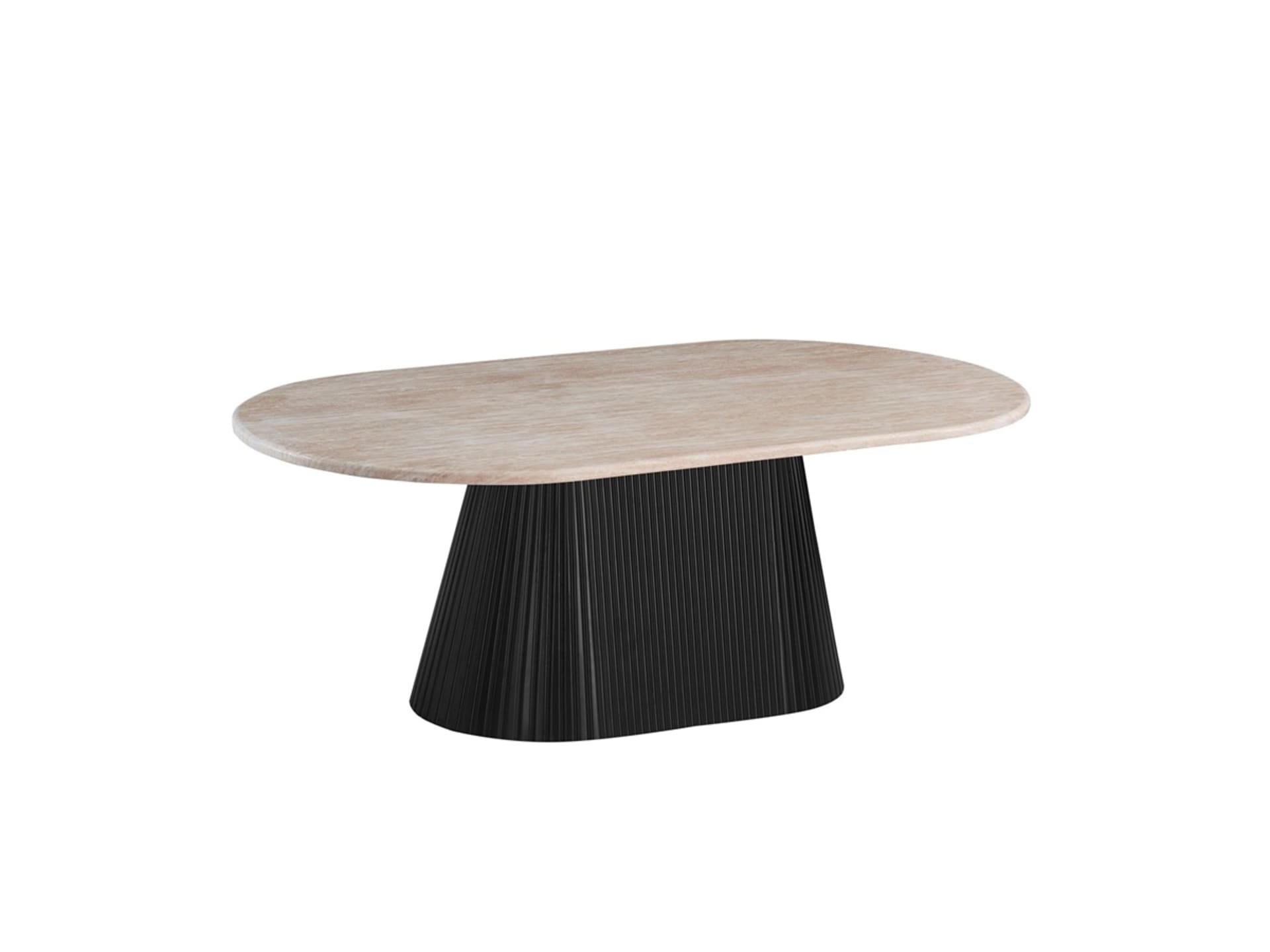 Kimberly Black Salontafel 130×70×45 Zwart Marmer