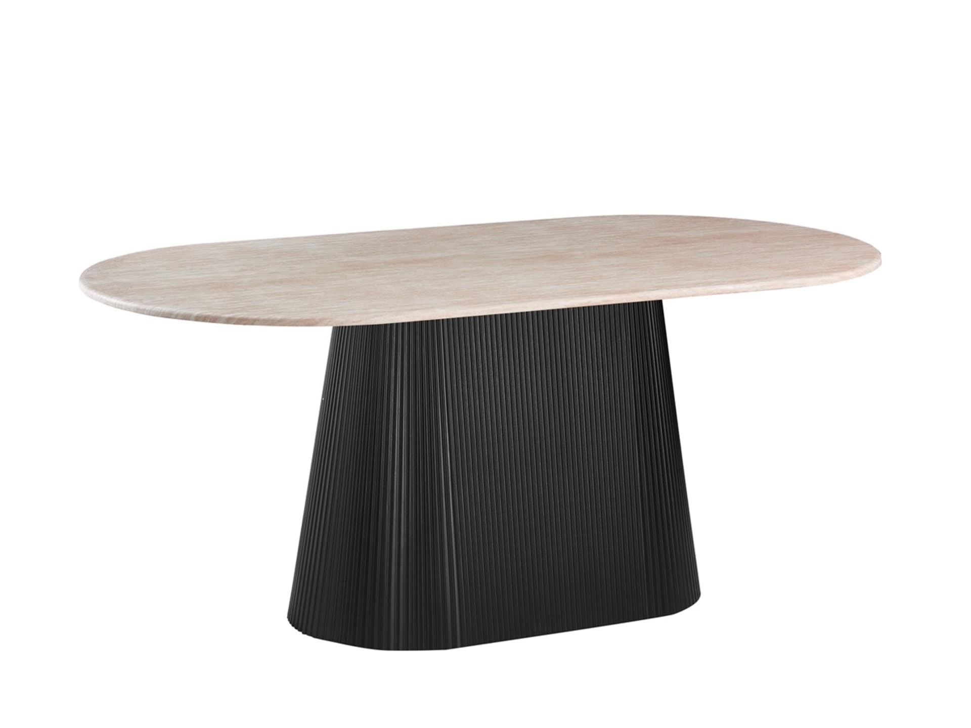 Kimberly Black Eettafel 180×90×75 Zwart Marmer
