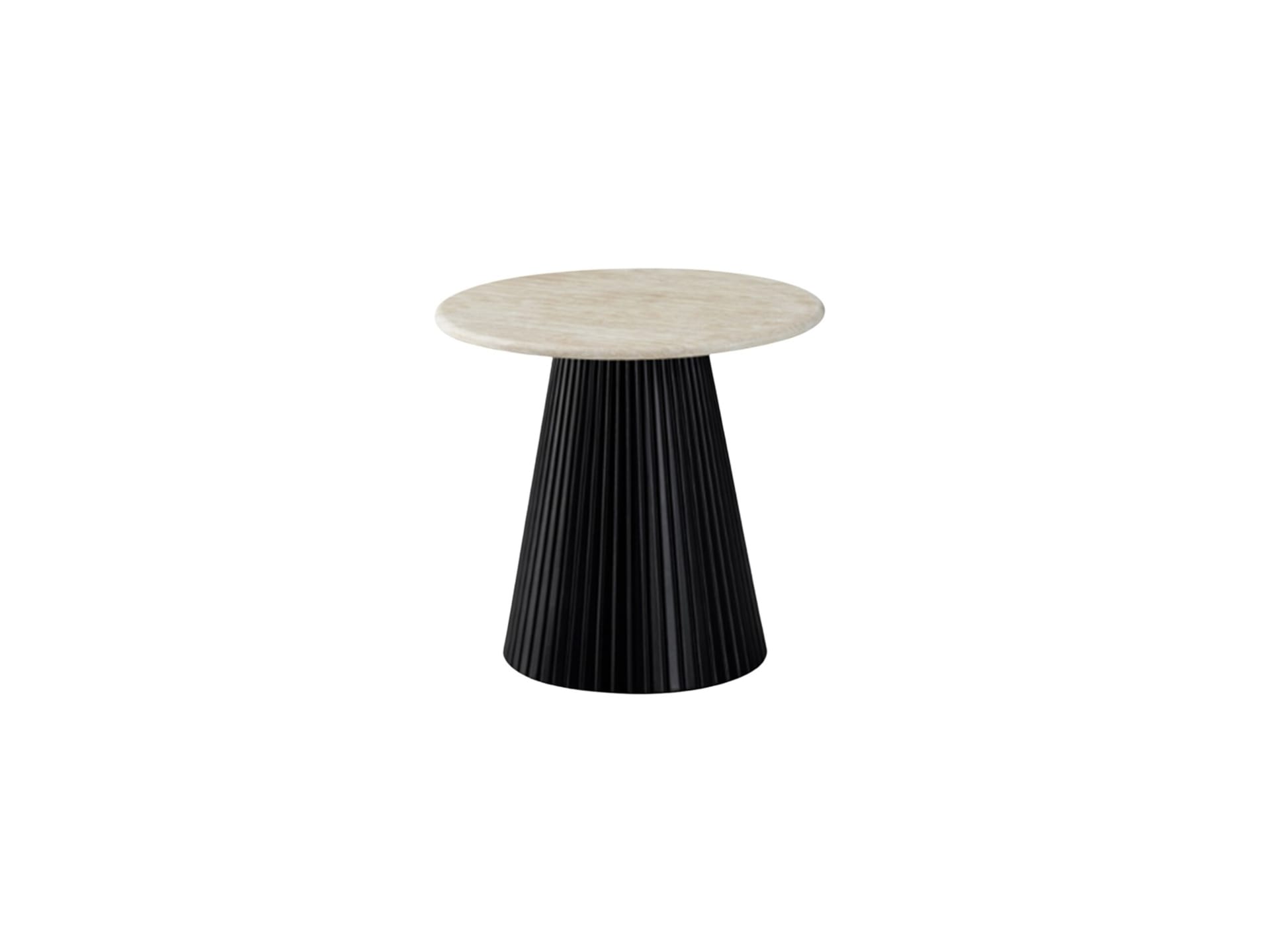 Kimberly Black Bijzettafel Ø 55 Zwart Marmer