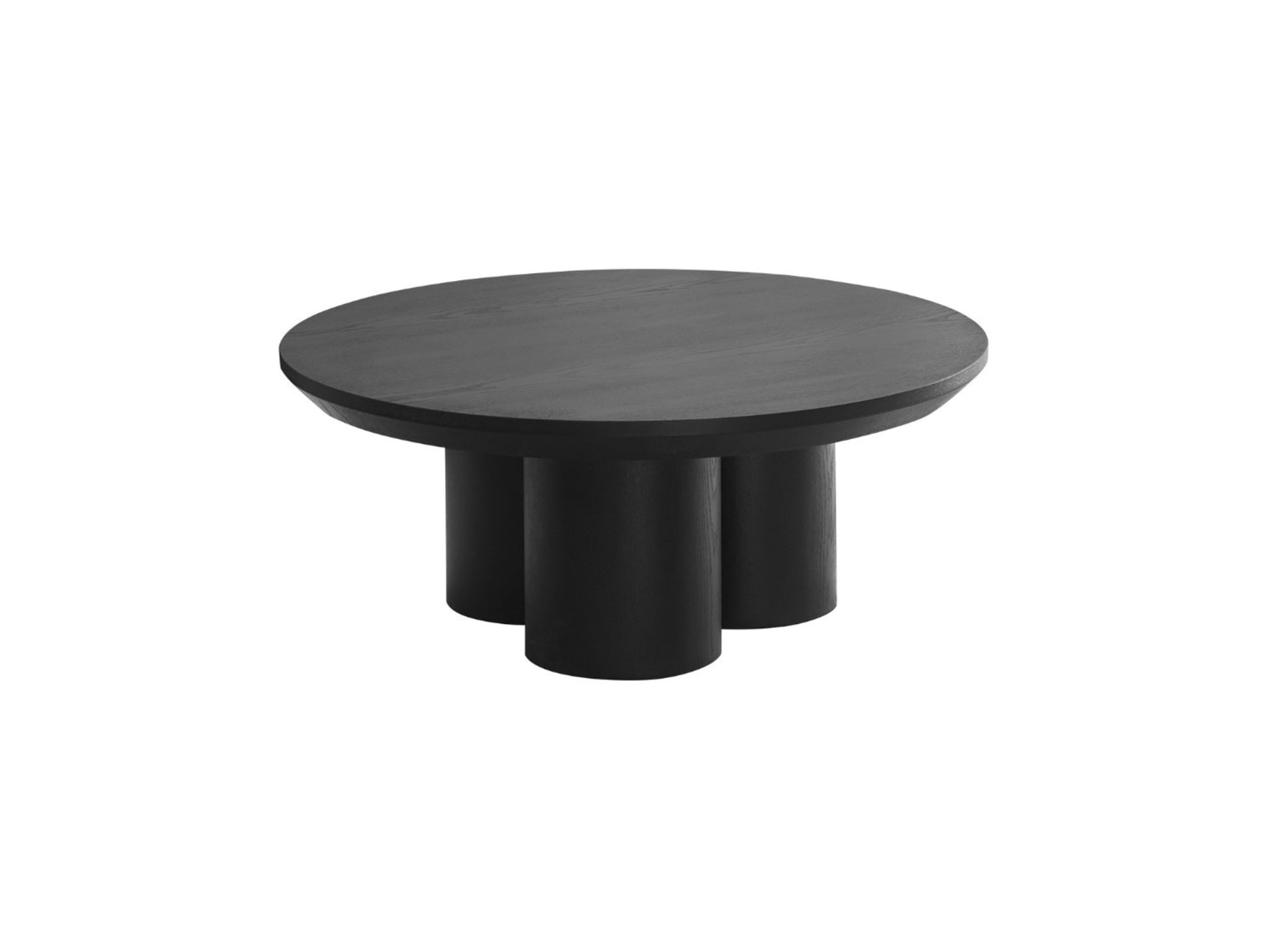 Royal Salontafel Ø 110 Zwart Fineer
