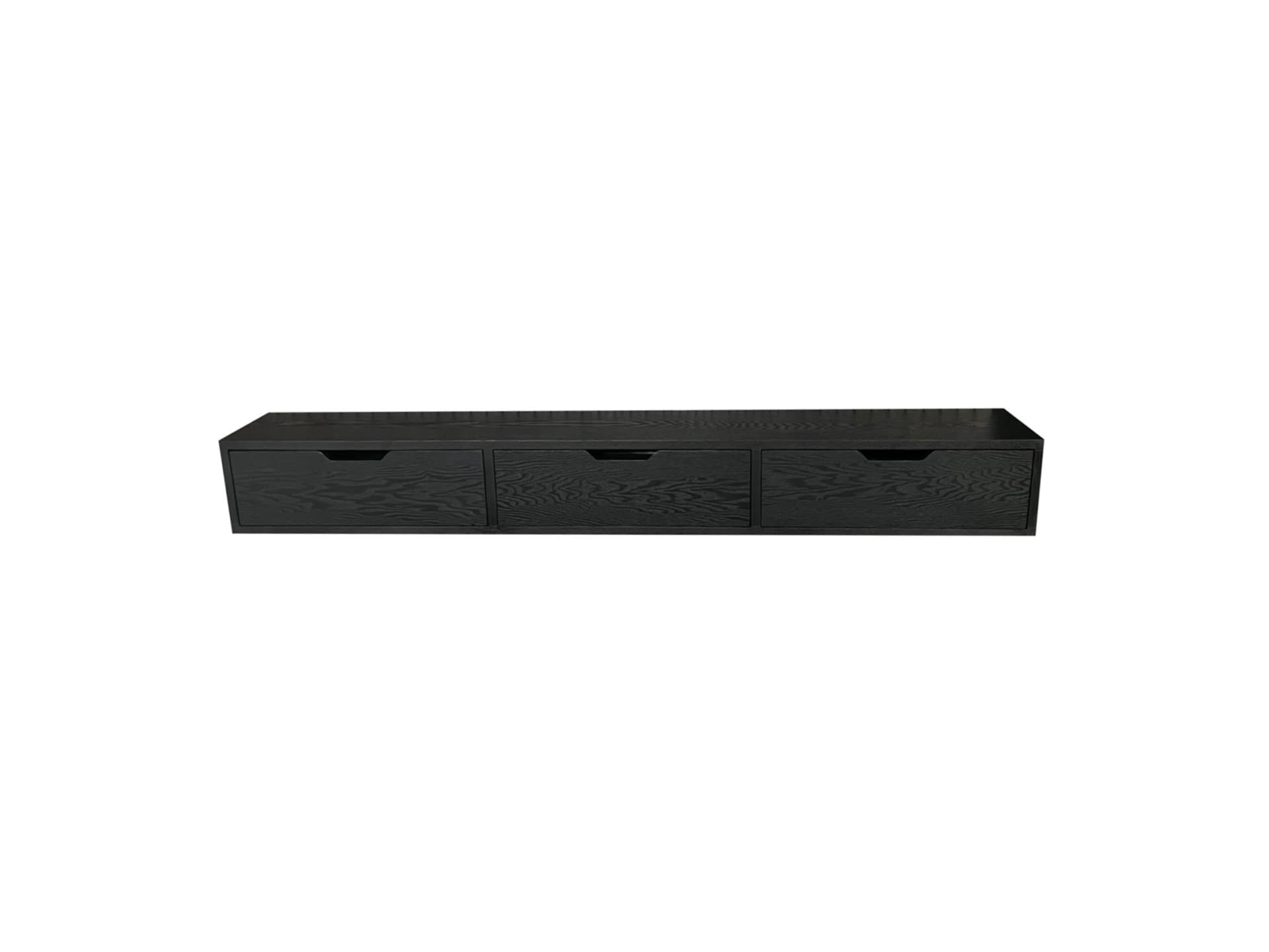 TV Kast 160×24×20 Zwart Fineer