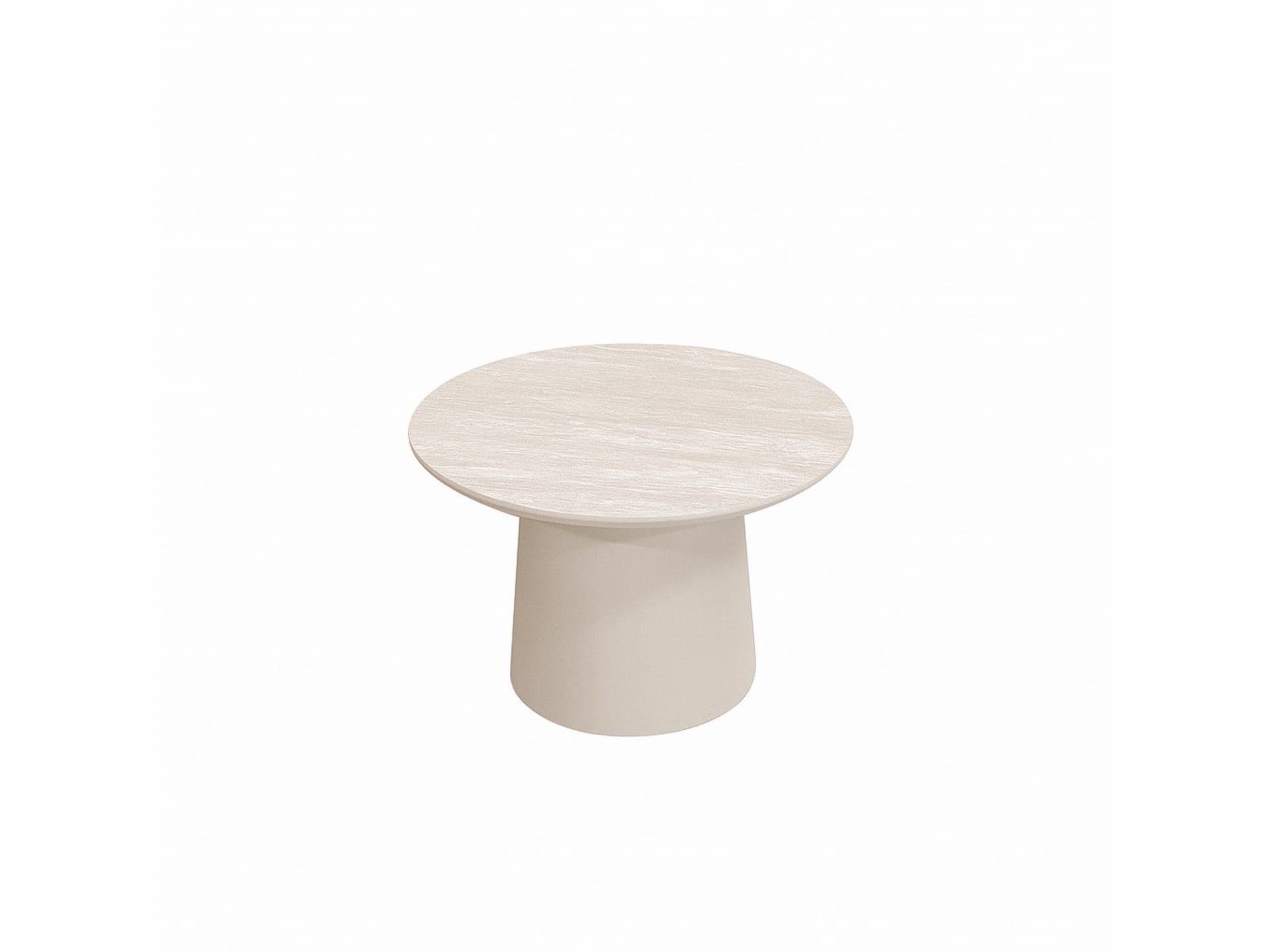 Isabella Bijzettafel Ø 65 Beige