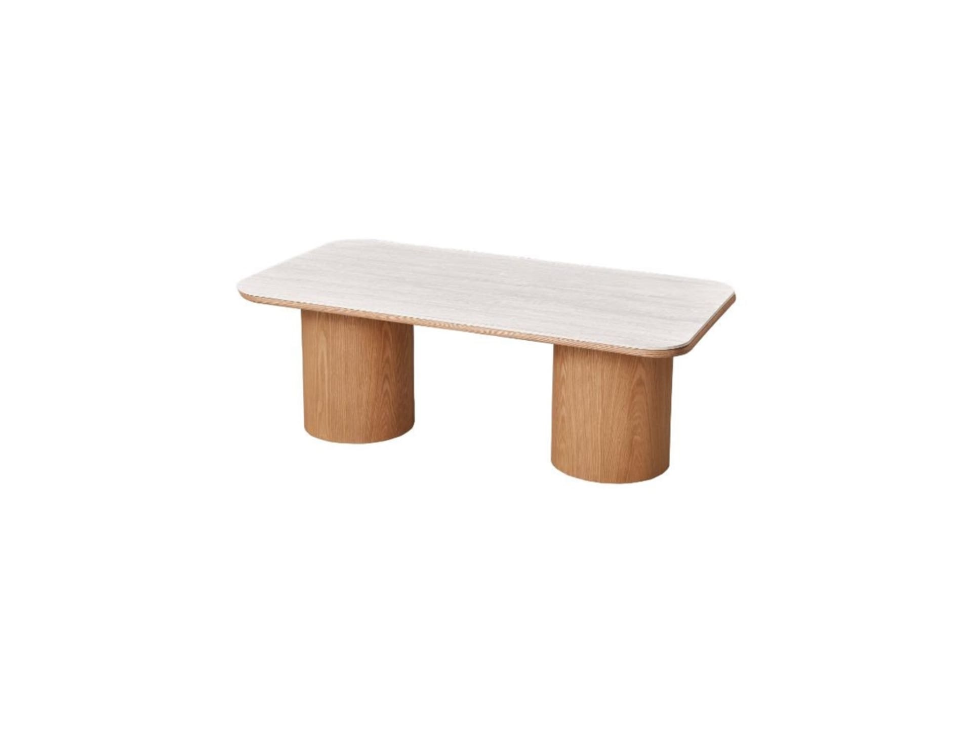 Nova Salontafel 130×70×45 Wit Keramiek