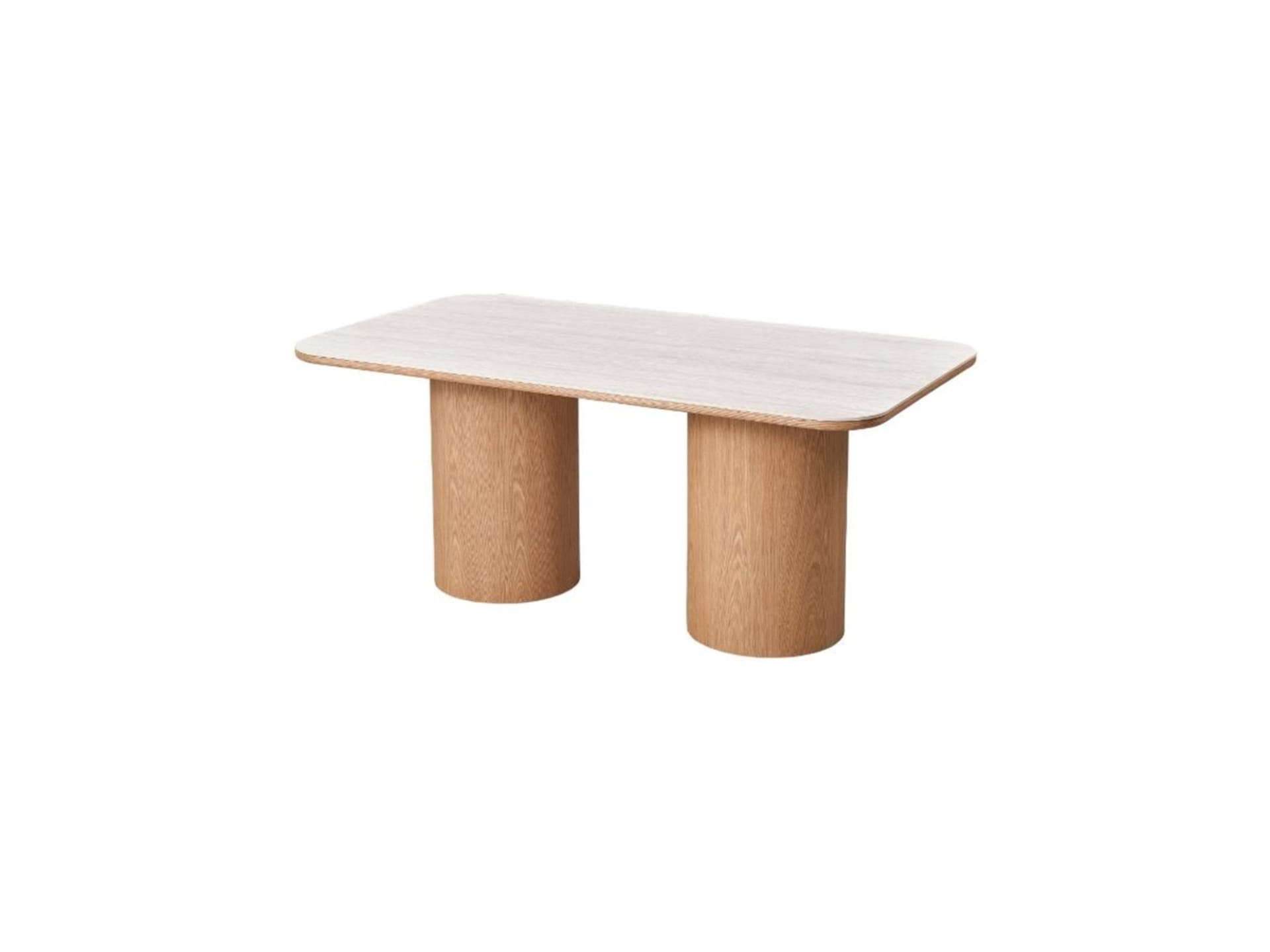 Nova Eettafel 180×100×77 Wit Keramiek