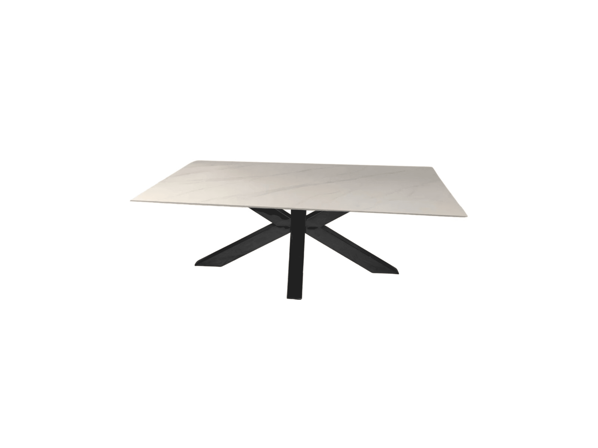 Octopus Salontafel 130×70 Zwart Sintersteen Wit