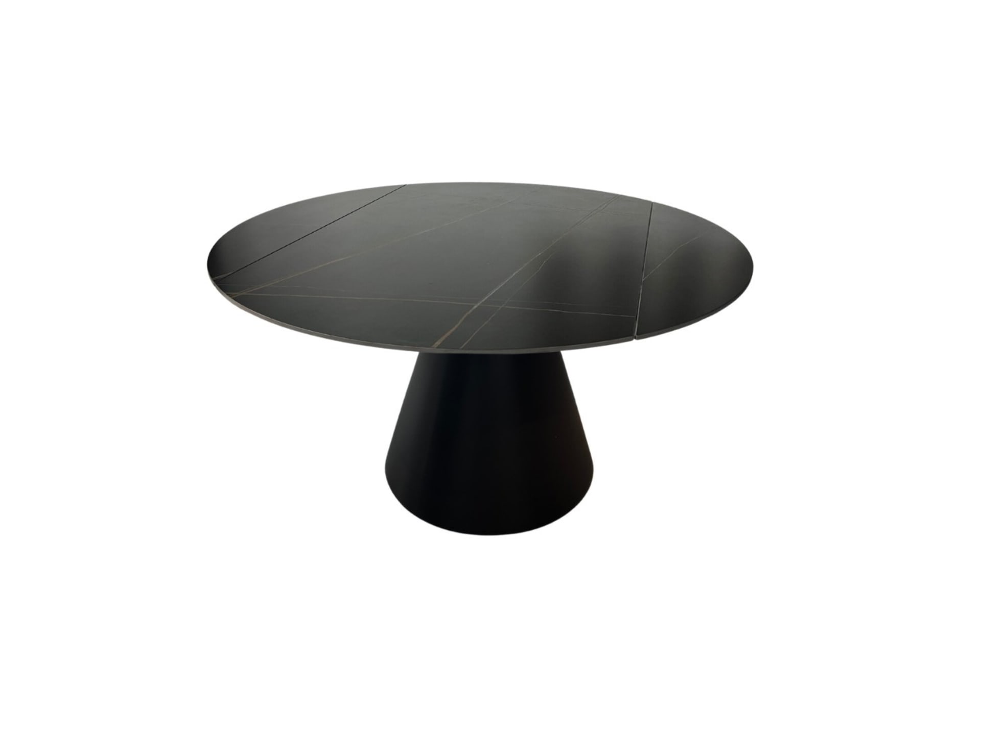 Rotate Eettafel 135/86×75 Zwart Sintersteen