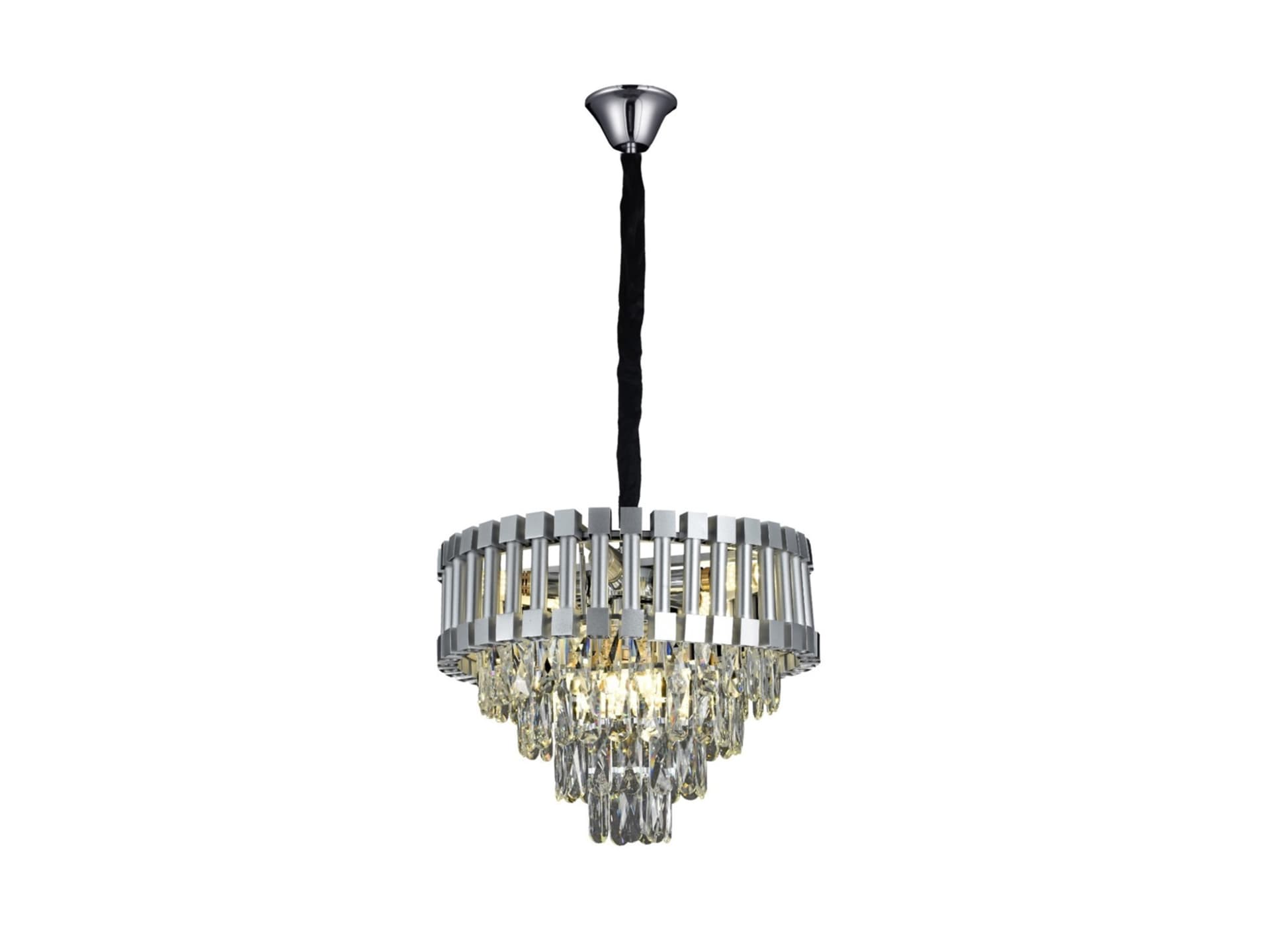 Plafondlamp zilver Ø 45 cm