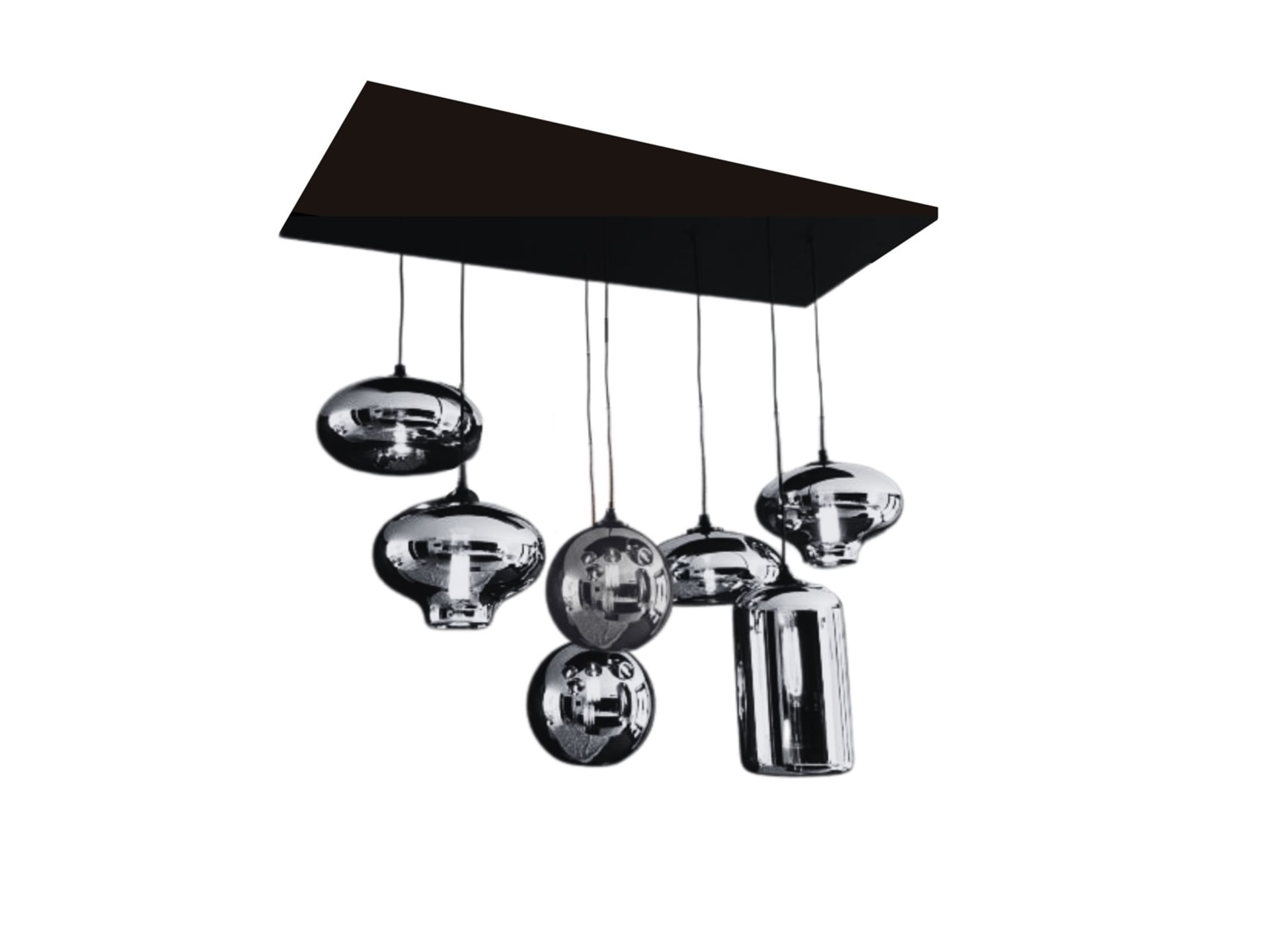 Plafondlamp Orbits QL1083 zilver
