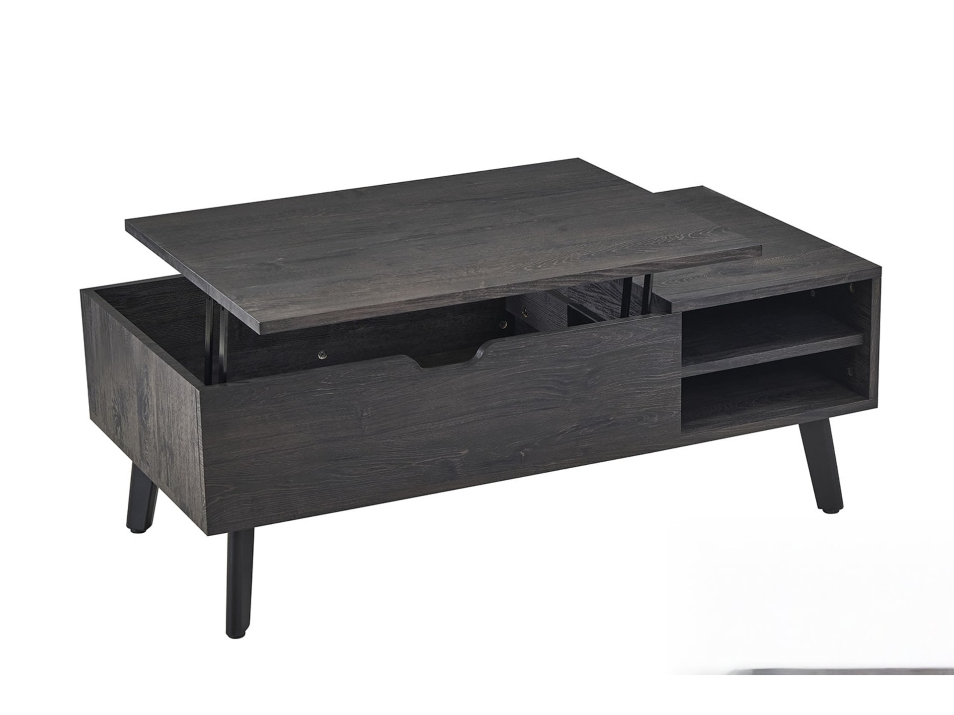Salontafel 'Justine' Opklapbare top Decor Donkerbruin — foto 5 van 9