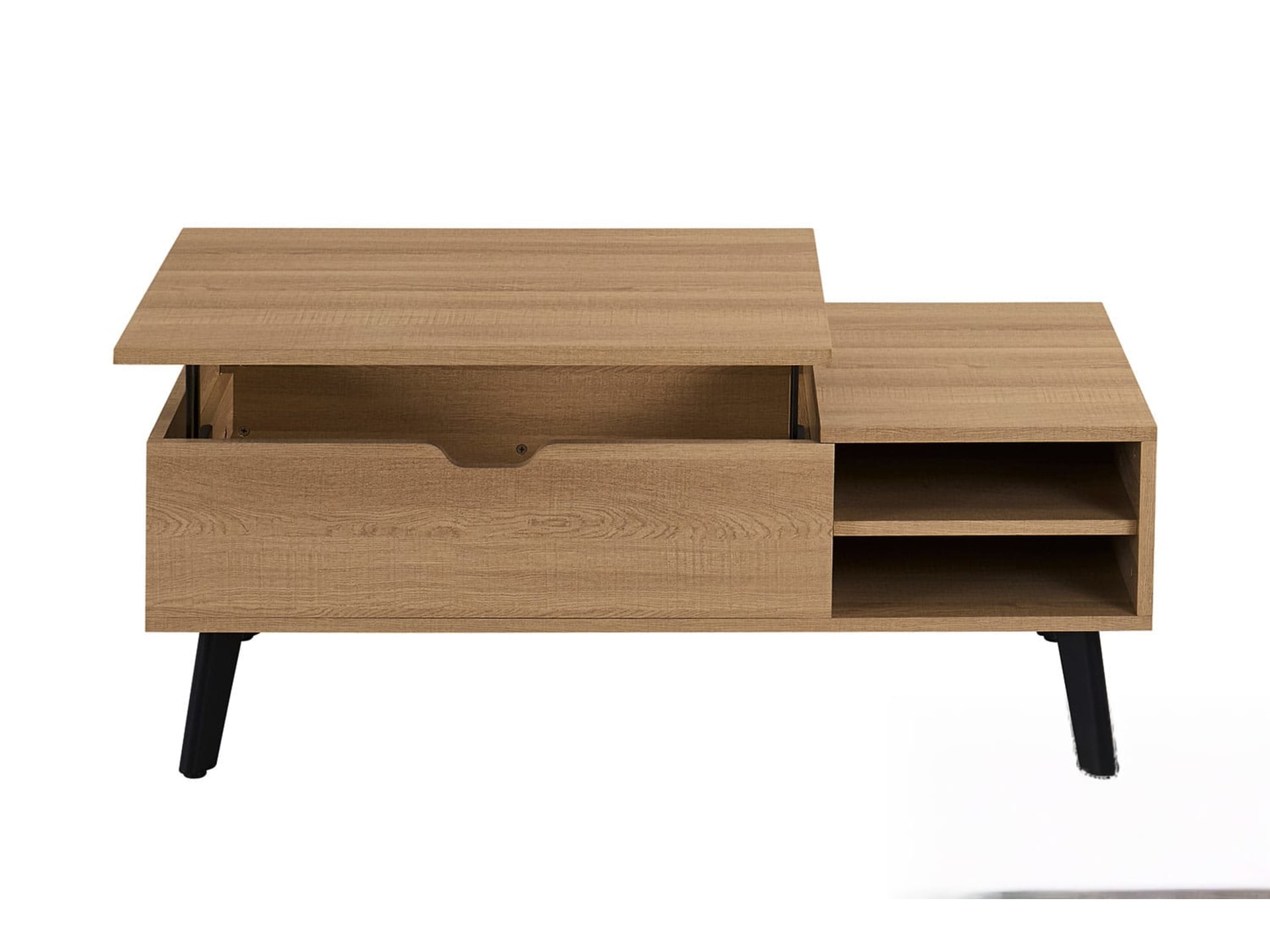 Salontafel 'Justine' Opklapbare top Decor Eik Naturel — foto 1 van 6