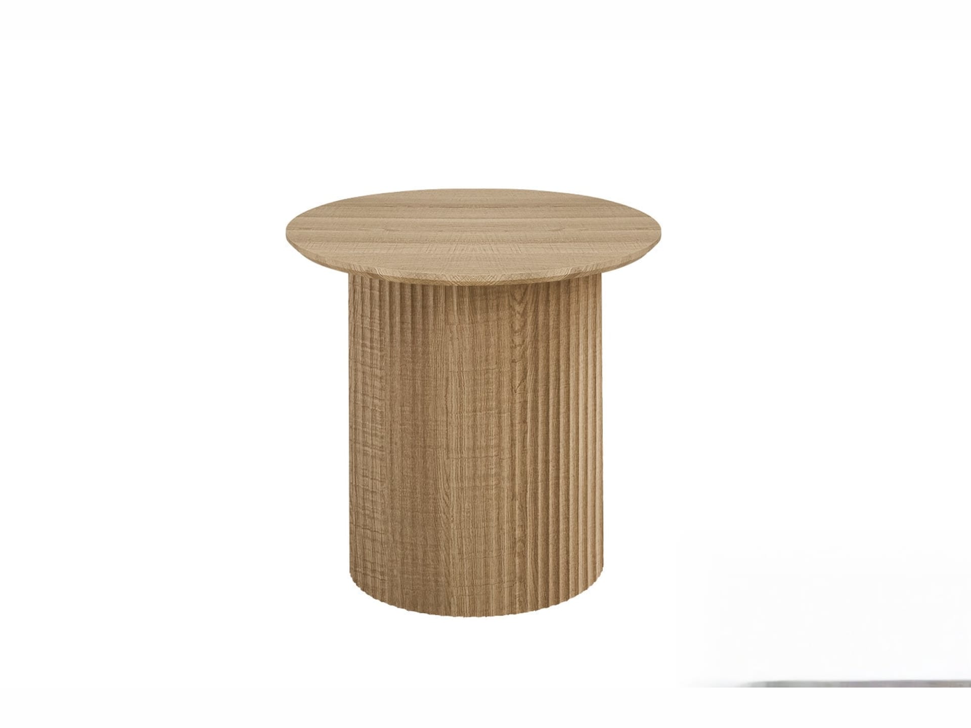 Salontafel 'Lagos' 50 cm Rond Decor Eik Naturel — foto 1 van 3