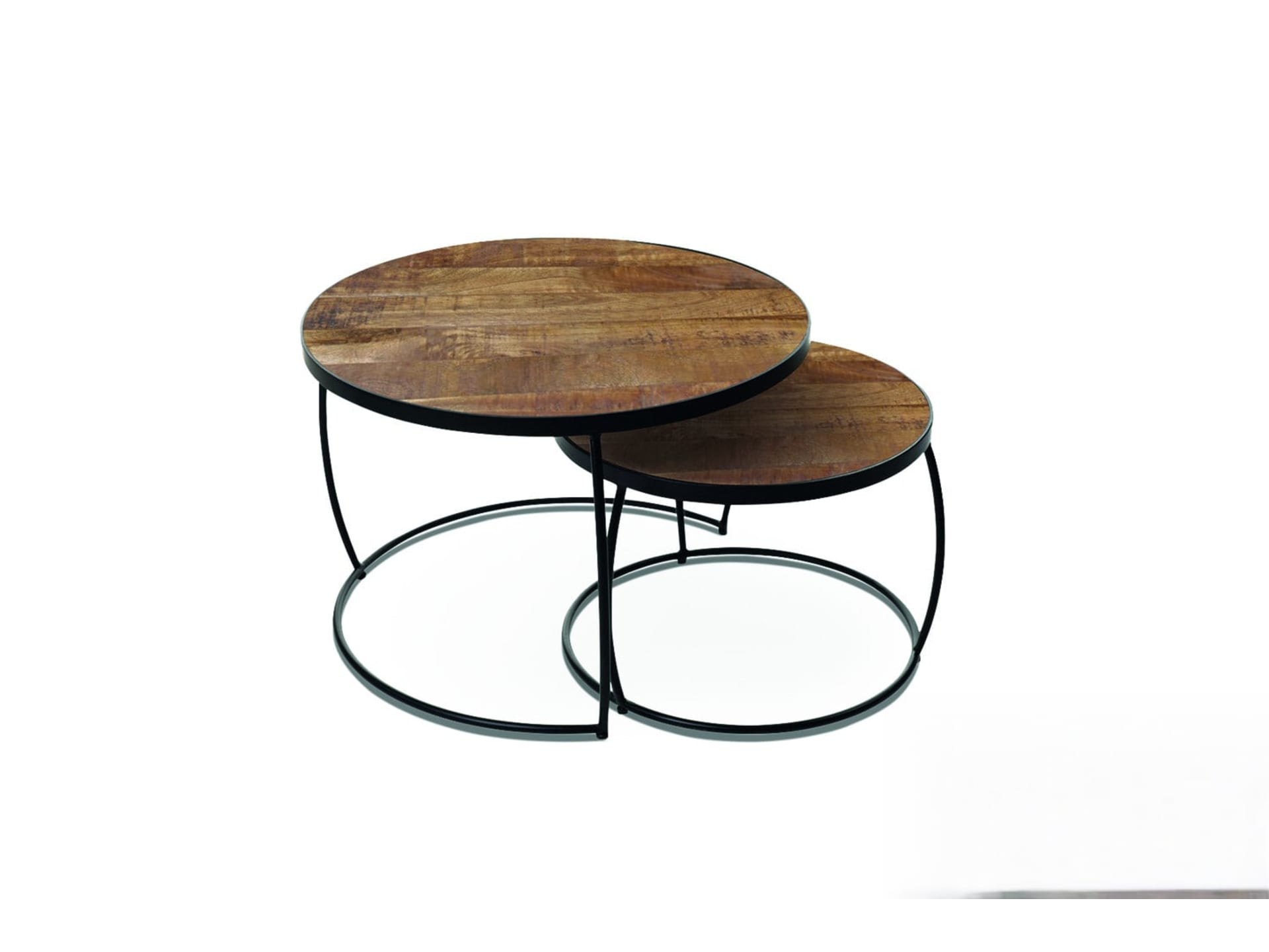 Salontafel 'Lars' 2-delig Mango hout — foto 1 van 4