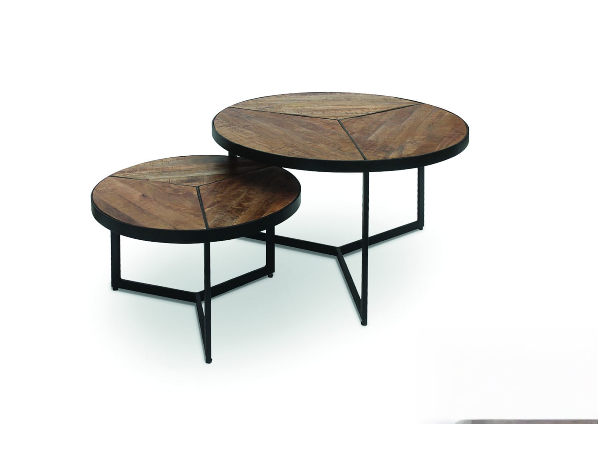 Salontafel 'Laveu' 2-delig Mango hout — foto 1 van 4