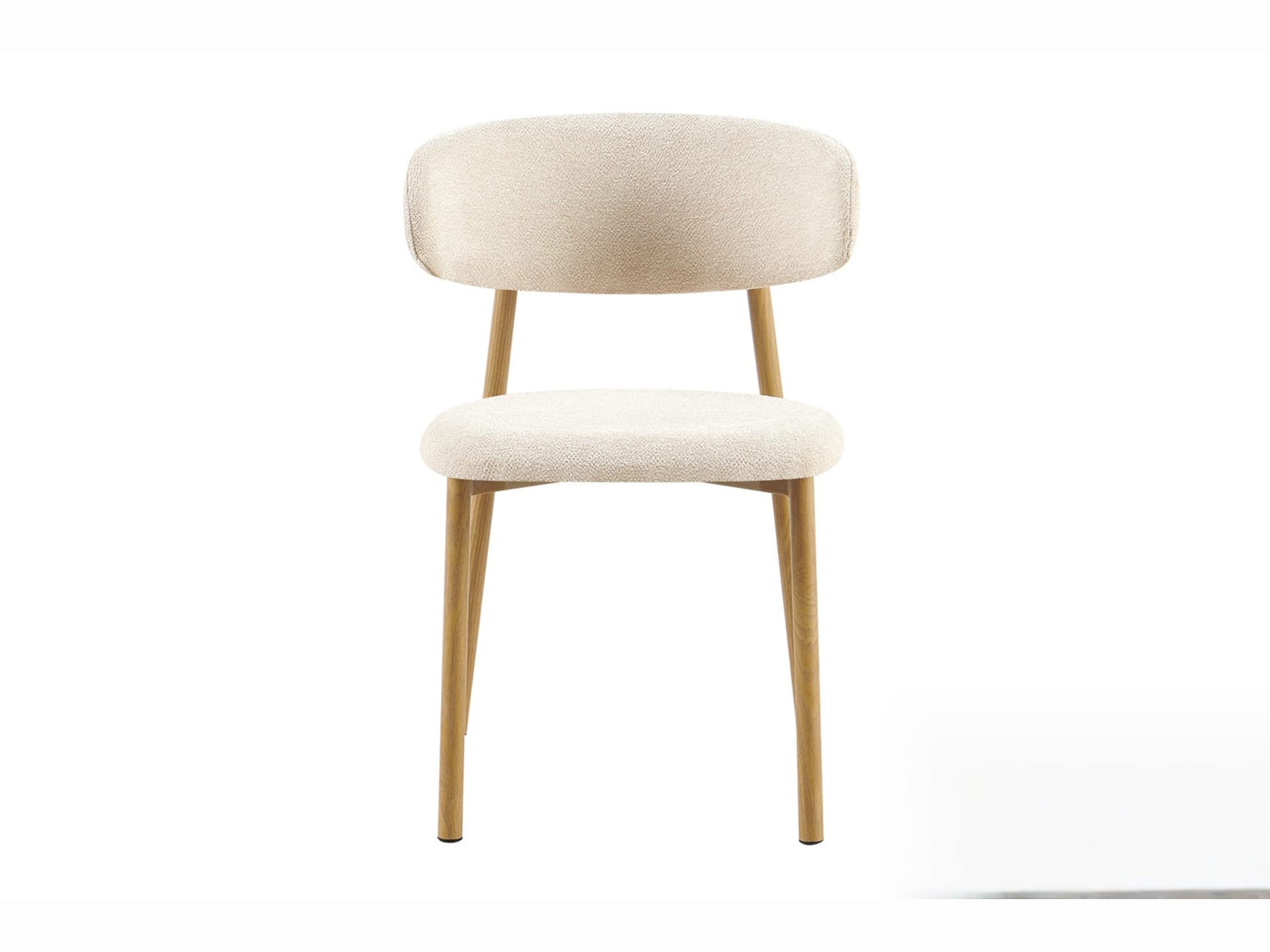 Stoel 'Coco' Naturel - Stof Fabb Raven 24 Beige — foto 1 van 4